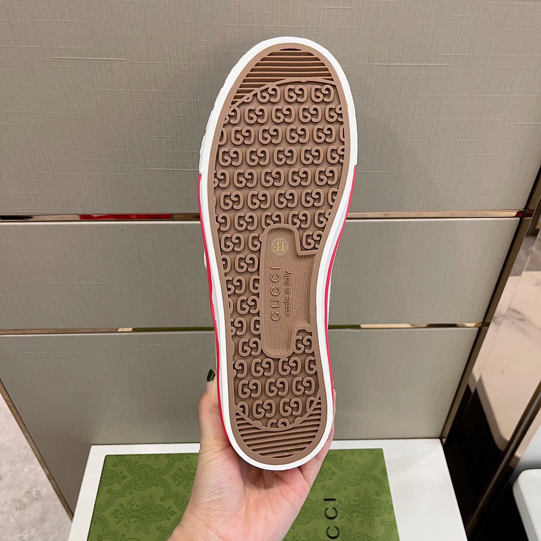 Gucci Women's Maxi Gucci Tennis 1977 Sneaker Beige For Women 676092 - Soul Replicas