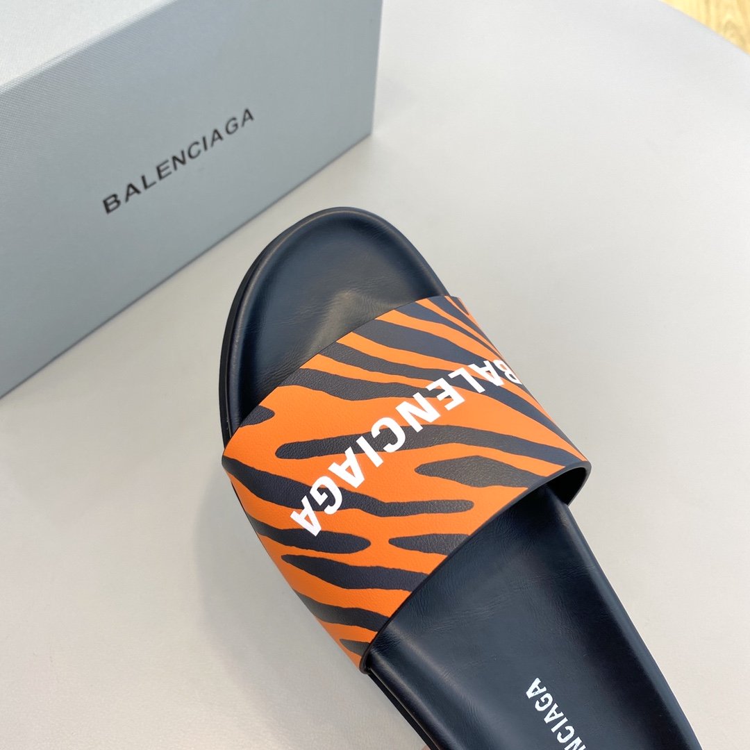 Balenciaga Slide Sandal Orange For Women - Soul Replicas