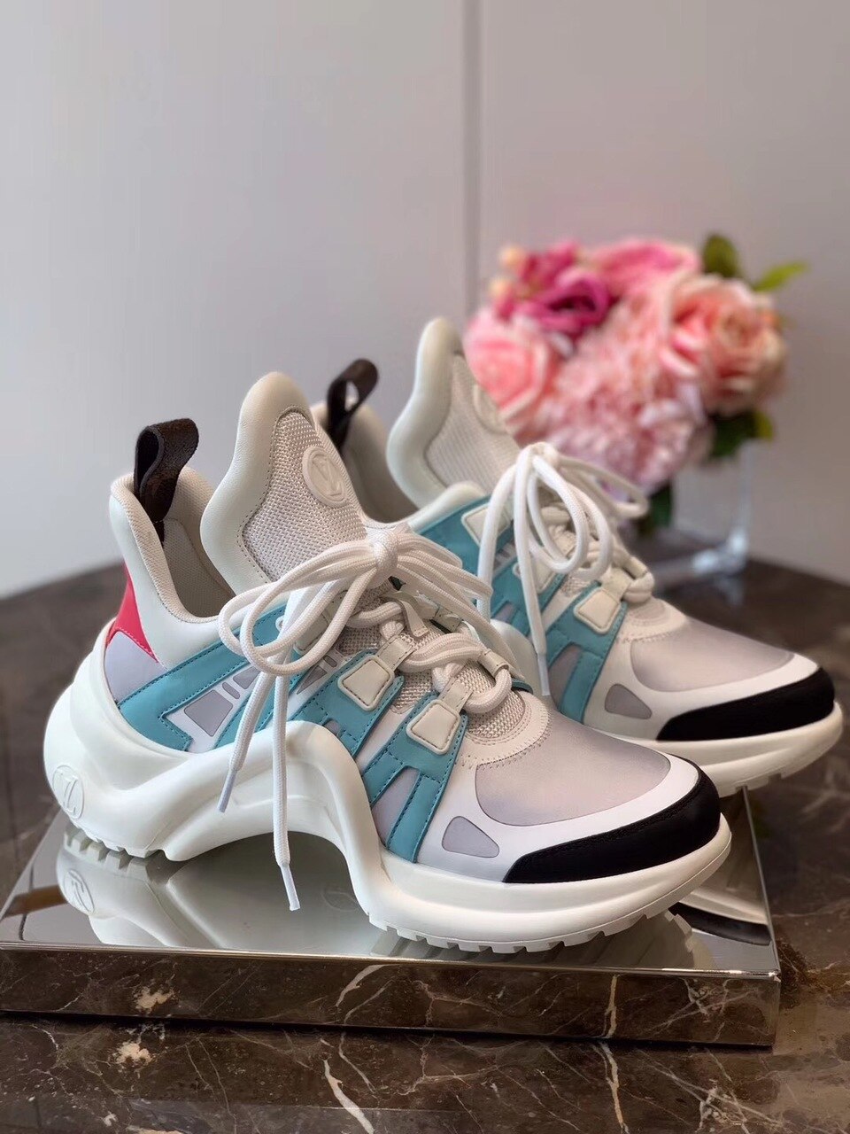 Louis Vuitton LV Archlight Technical Fabrics Light Blue For Women LV 1A7QA8 - Soul Replicas