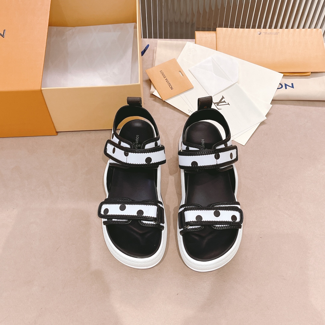 Louis Vuitton Women's LV Archlight Flat Sandal White For Women LV - Soul Replicas