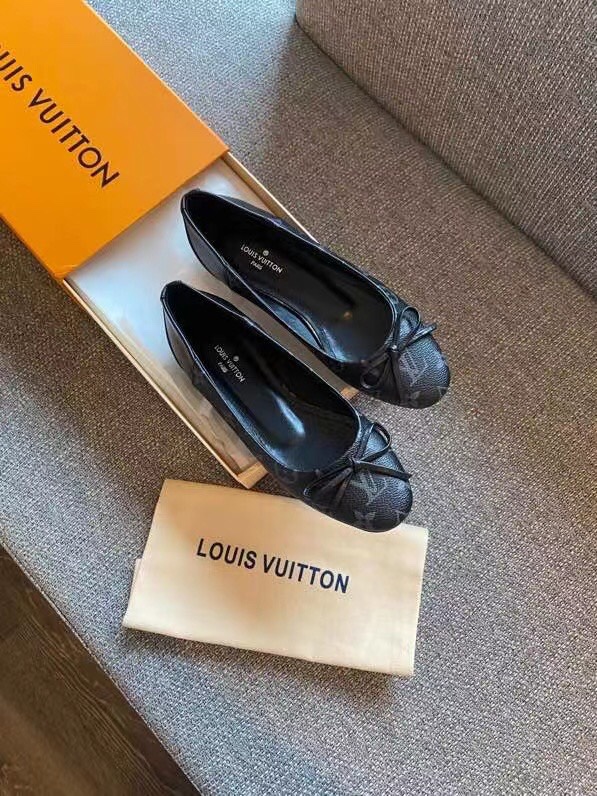 Louis Vuitton Women's Joy Ballerina Black For Women LV - Soul Replicas