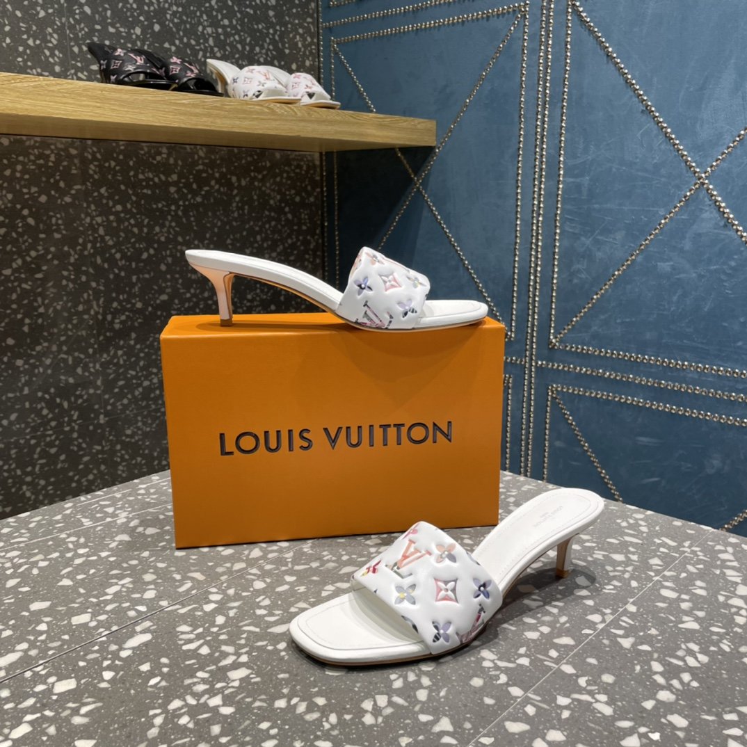 Louis Vuitton Women's Revival Mule White For Women LV 1AAP7M - Soul Replicas