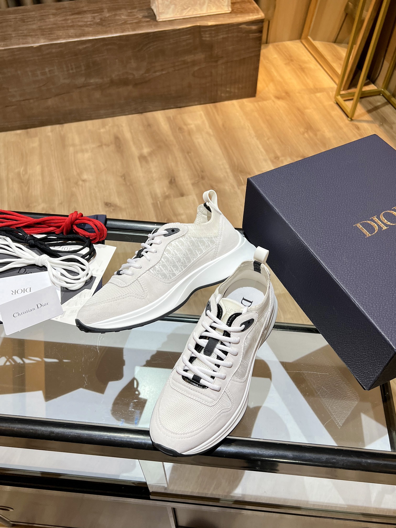 Christian Dior B25 Runner Sneaker White For Men CD - Soul Replicas