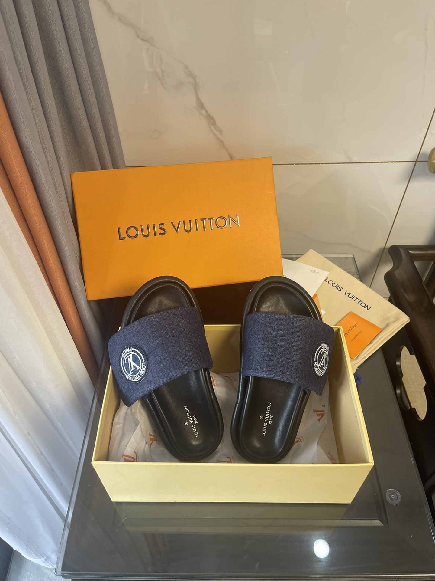 Louis Vuitton Women's Pool Pillow Comfort Mule Blue For Women LV - Soul Replicas
