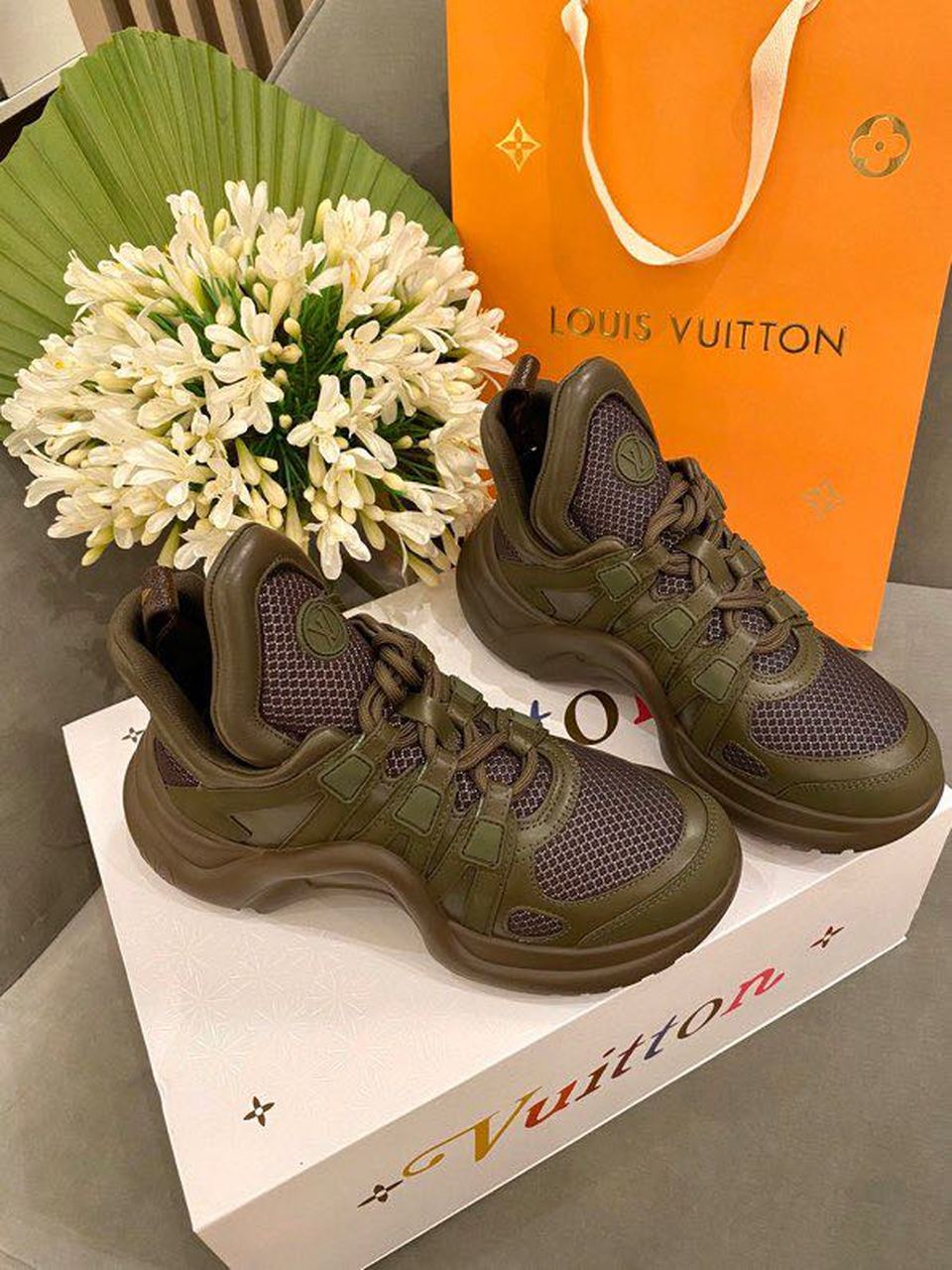 Louis Vuitton LV Archlight Sneaker Green For Women LV - Soul Replicas