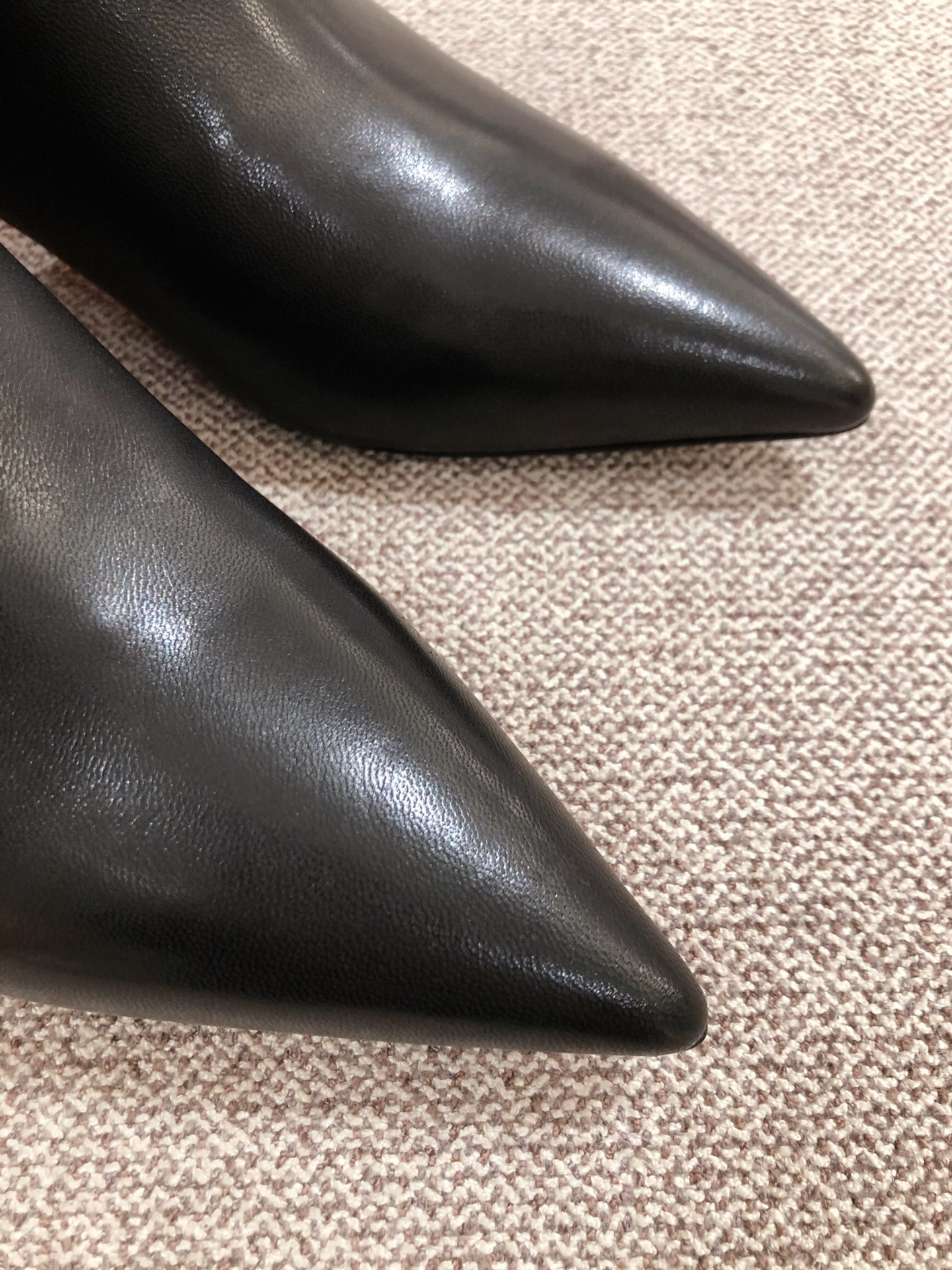 Hermes Blanche Ankle Boots Black For Women 2.4in/6cm - Soul Replicas