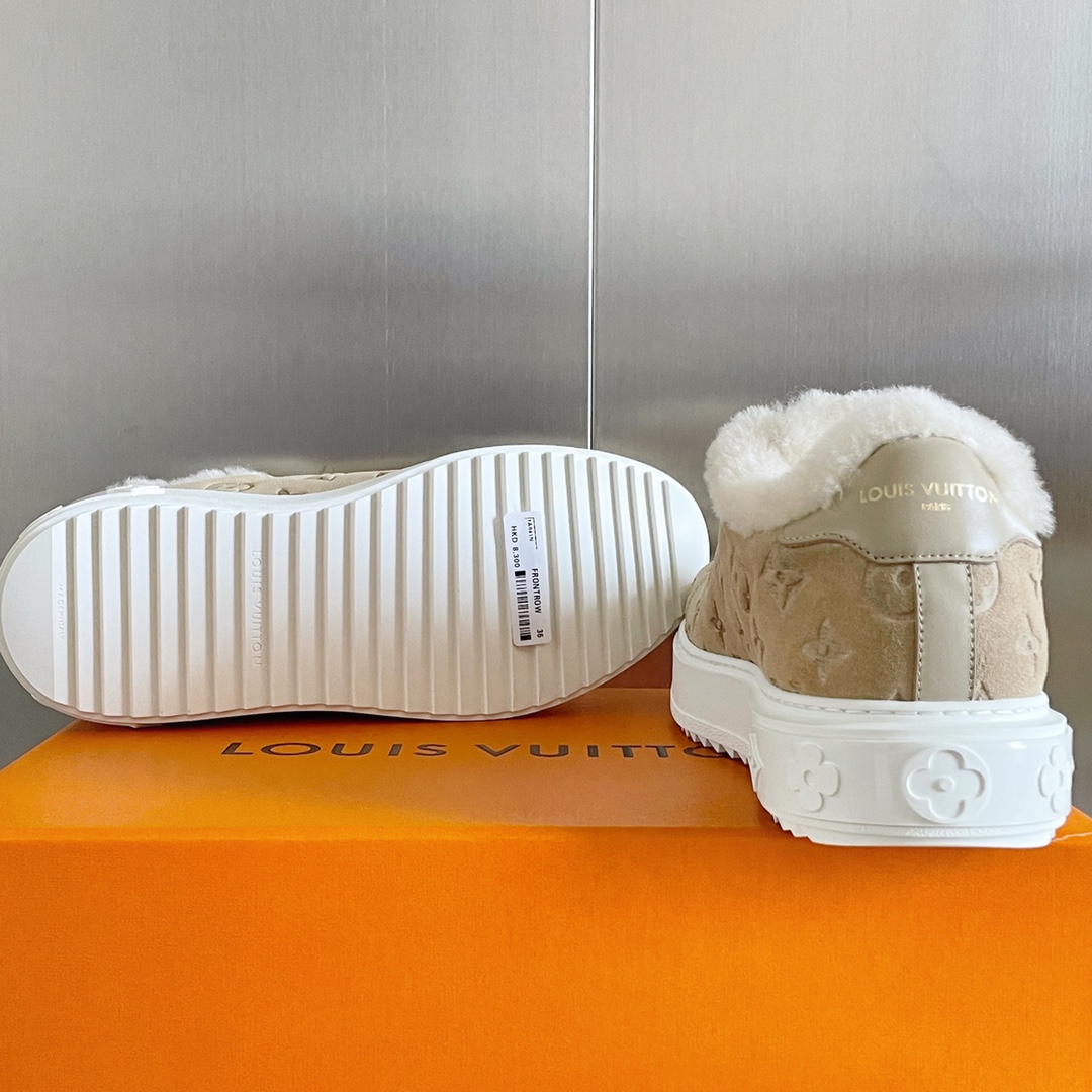 Louis Vuitton Women's Time Out Sneaker Beige For Women LV - Soul Replicas