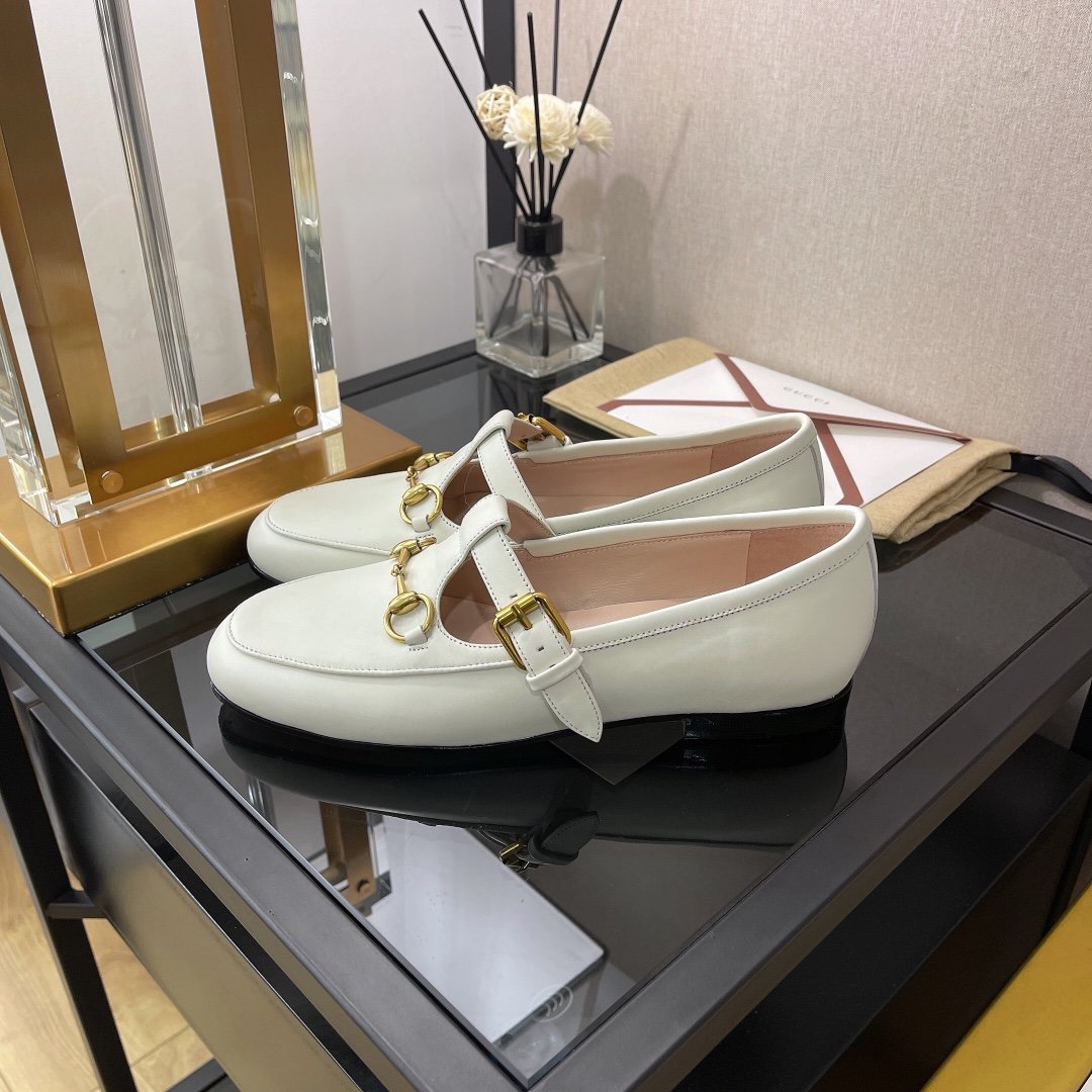 Gucci Jordan Loafer White For Women Gucci - Soul Replicas