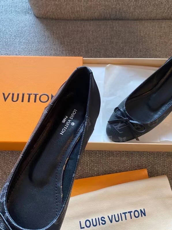 Louis Vuitton Women's Joy Ballerina Black For Women LV - Soul Replicas
