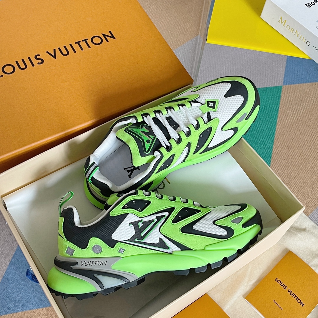 Louis Vuitton Women's LV Runner Tatic Sneaker Green For Women LV 1A9JER - Soul Replicas
