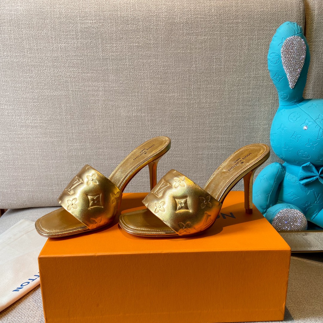 Louis Vuitton Women's Revival Mule Gold For Women LV 1A9Q5K - Soul Replicas