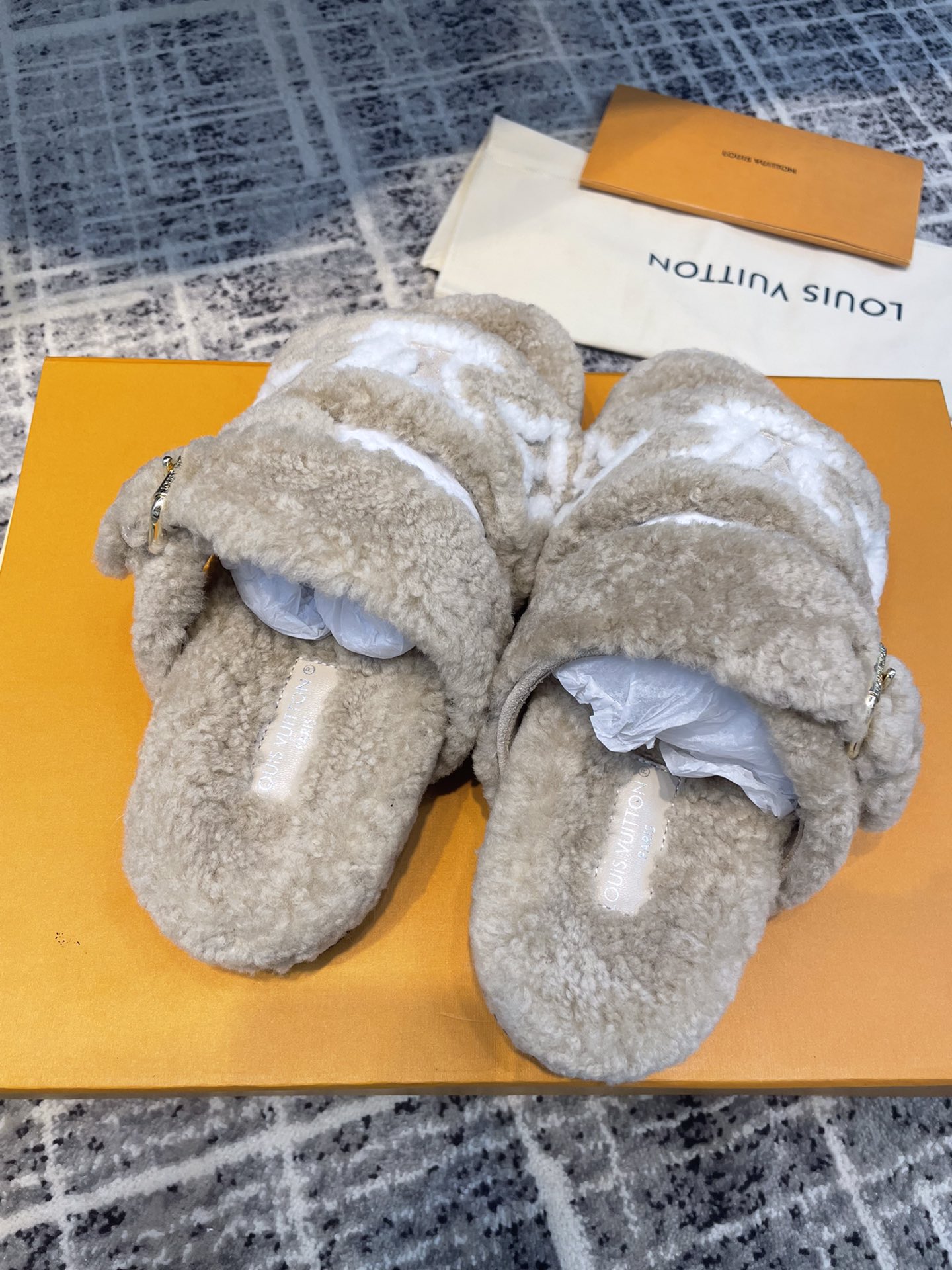 Louis Vuitton Women's Paseo Flat Comfort Mule Beige For Women LV - Soul Replicas