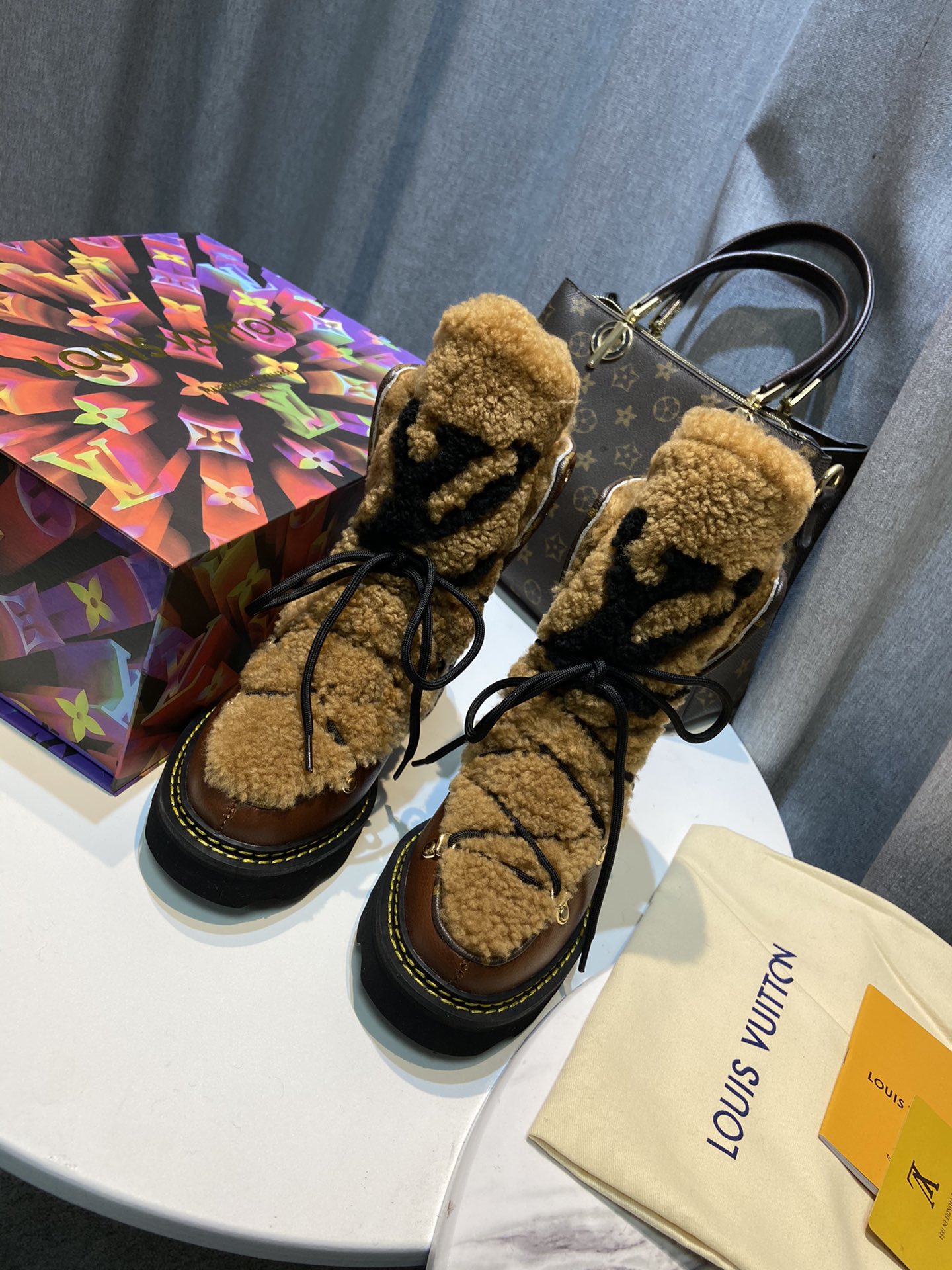 Louis Vuitton Women's Beaubourg Ankle Boot Brown For Women LV - Soul Replicas