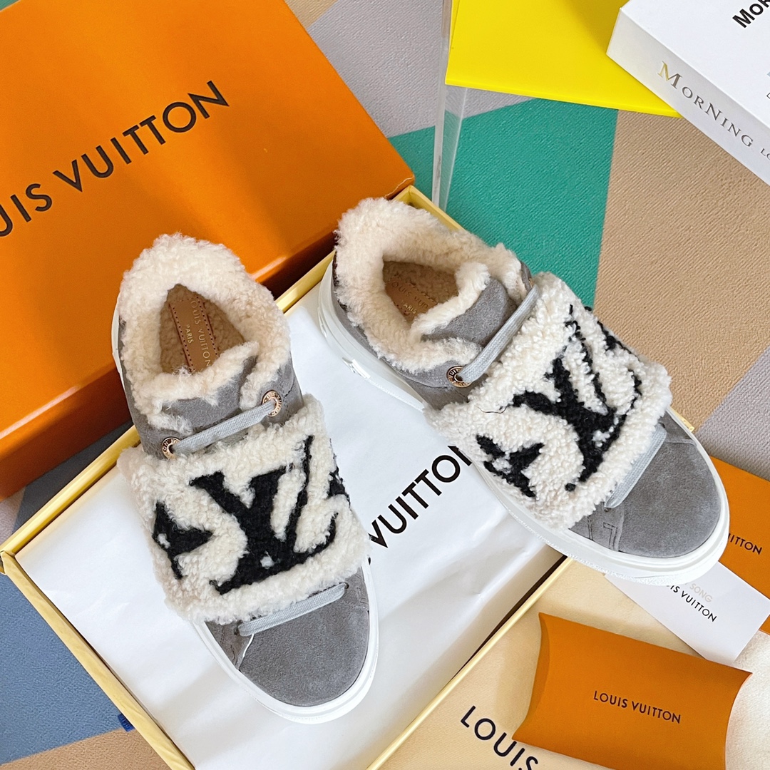 Louis Vuitton Women's Time Out Sneaker Grey For Women LV - Soul Replicas