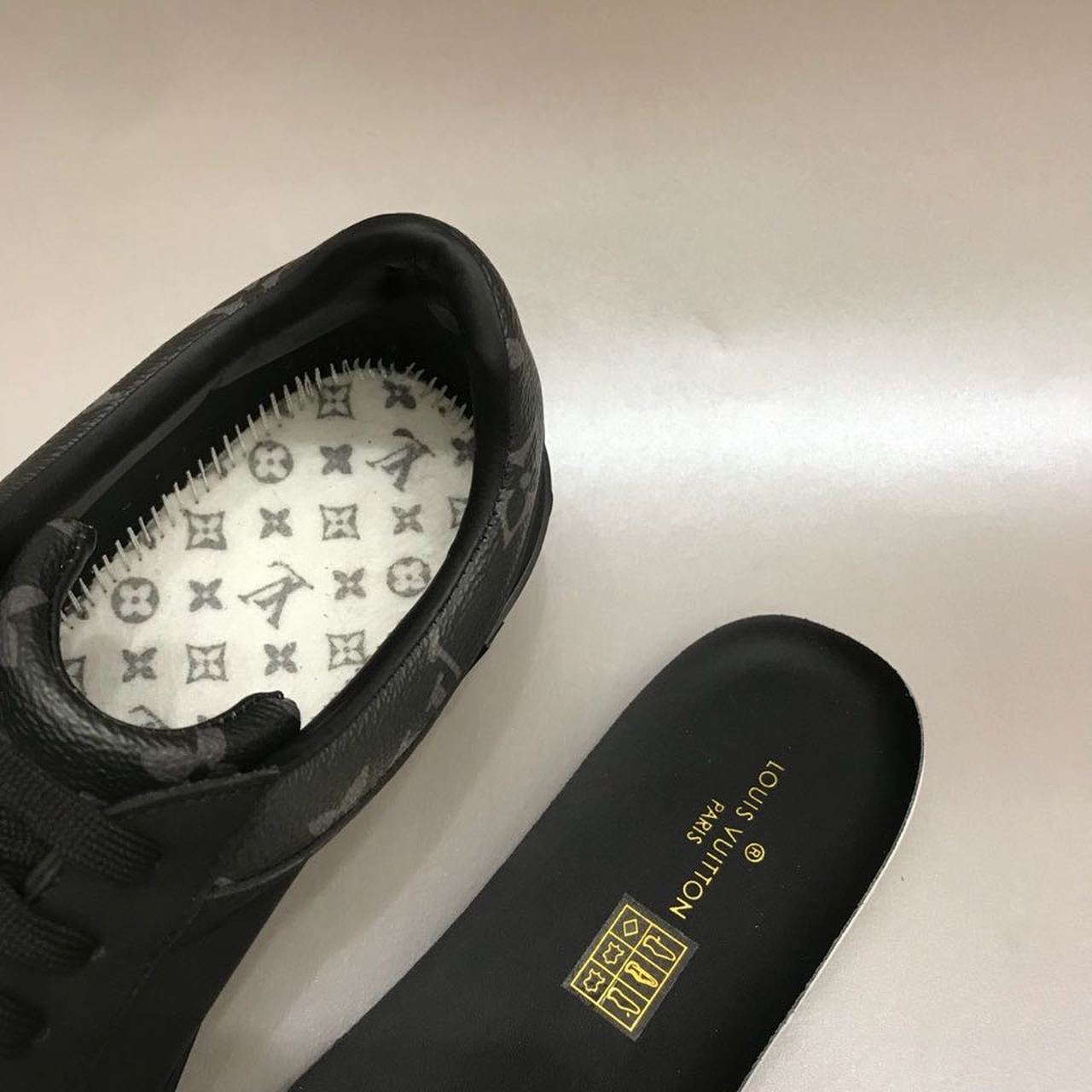Louis Vuitton Time Out Sneaker Black For Women LV - Soul Replicas