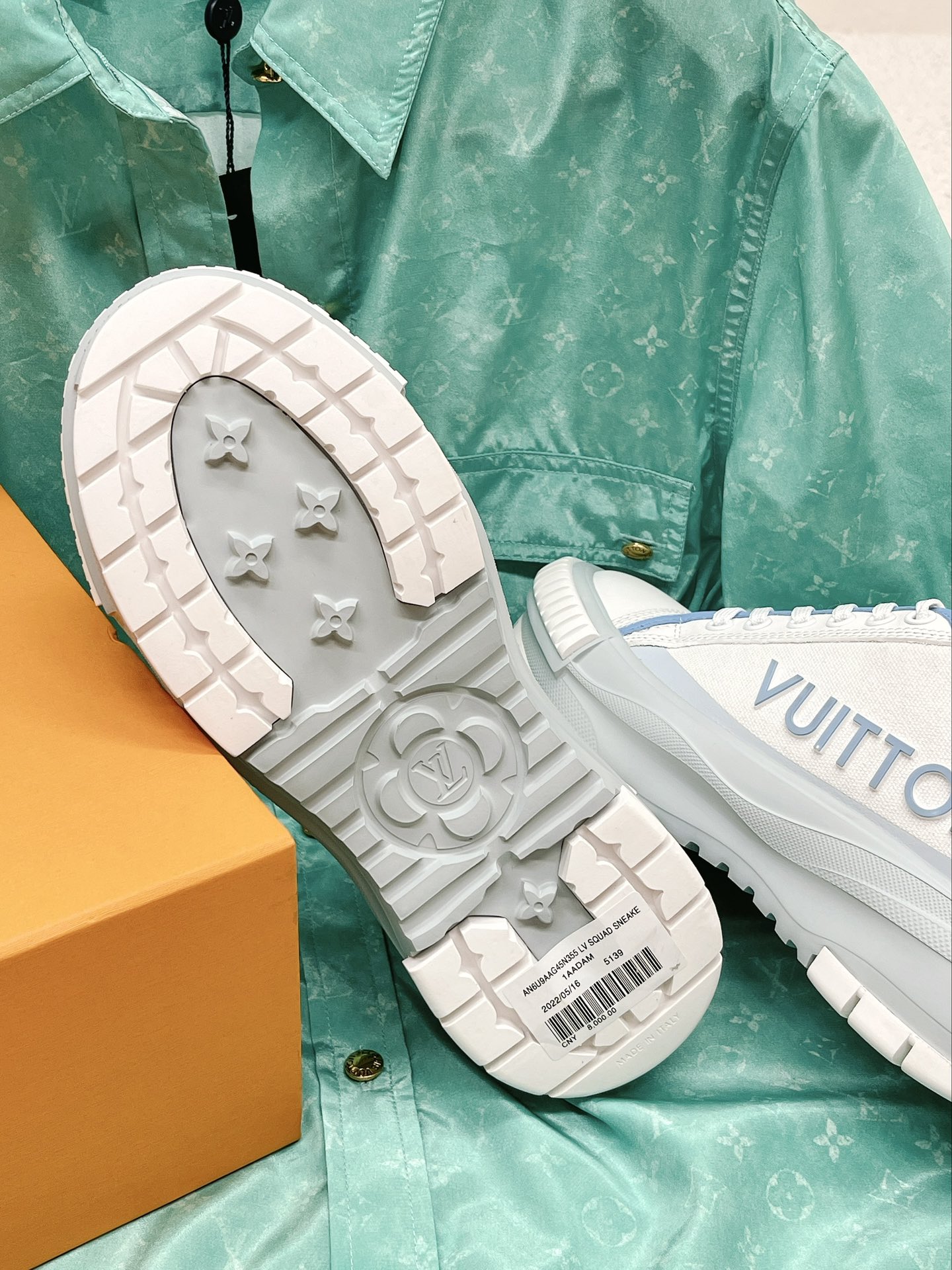 Louis Vuitton Women's LV Squad Sneaker Blue For Women LV - Soul Replicas