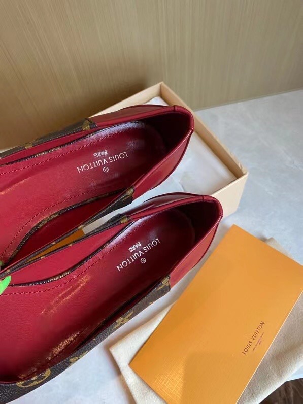 Louis Vuitton Women's Joy Ballerina Red For Women LV - Soul Replicas