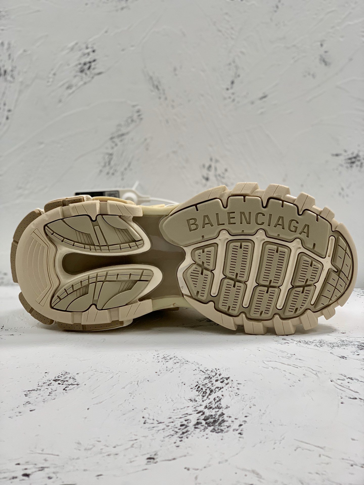 Balenciaga Track.2 Clear Sole Trainers Beige For Women - Soul Replicas