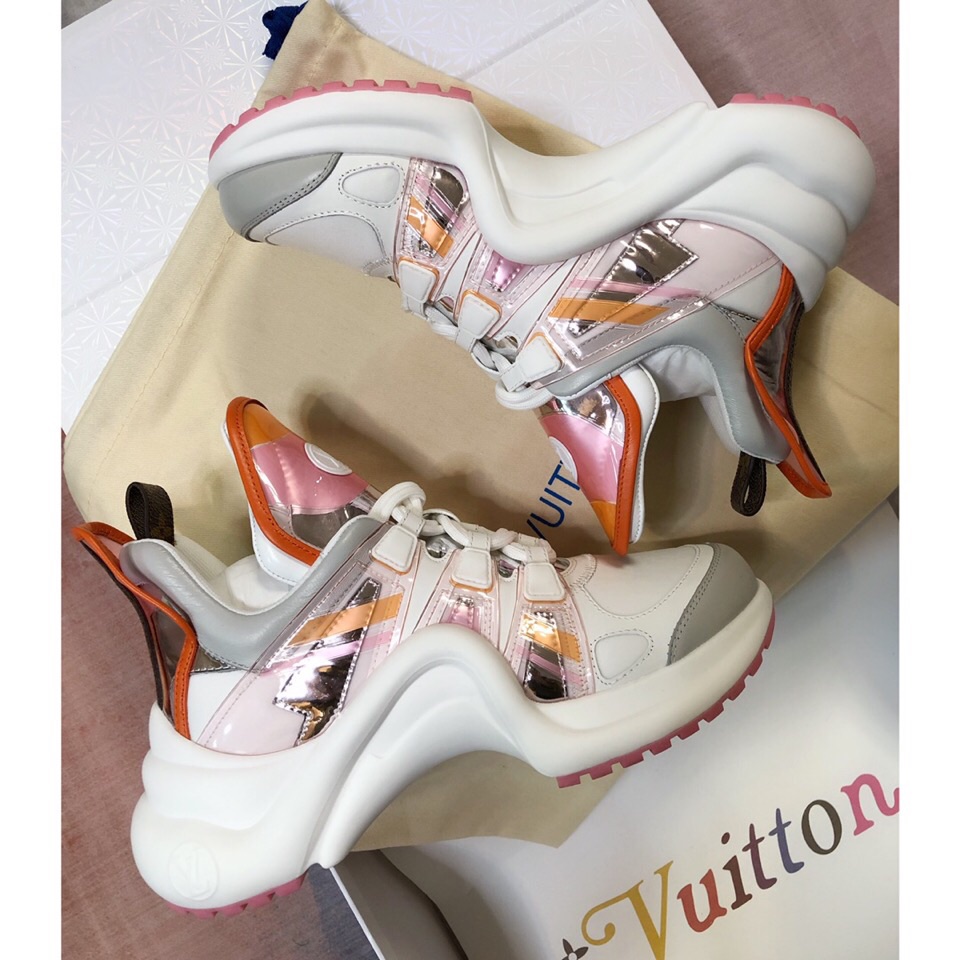 Louis Vuitton Women's LV Archlight Sneaker Light Pink For Women LV - Soul Replicas