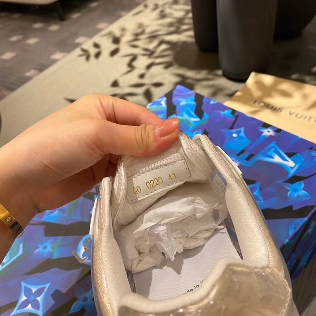 Louis Vuitton Trainer Sneaker Transparent Virgil Abloh For Women LV - Soul Replicas
