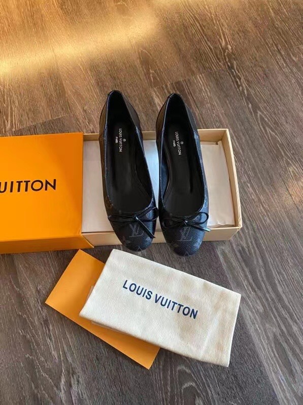 Louis Vuitton Women's Joy Ballerina Black For Women LV - Soul Replicas