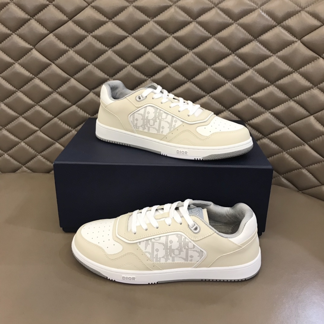 Christian Dior B27 Low-Top Sneaker Cream For Men CD - Soul Replicas