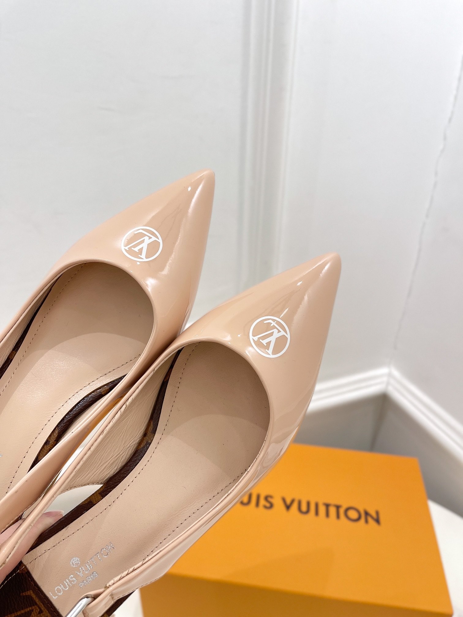 Louis Vuitton Magnetic Slingback Pump Nude For Women LV - Soul Replicas