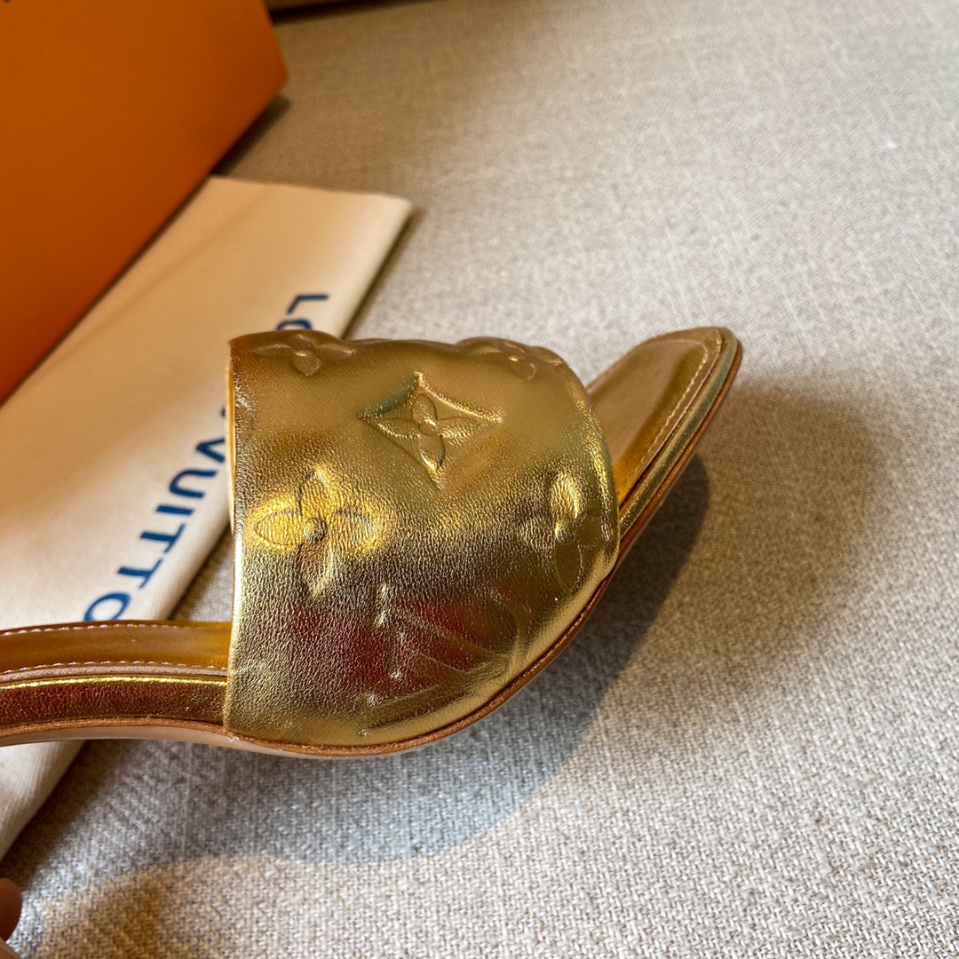 Louis Vuitton Women's Revival Mule Gold For Women LV 1A9Q5K - Soul Replicas