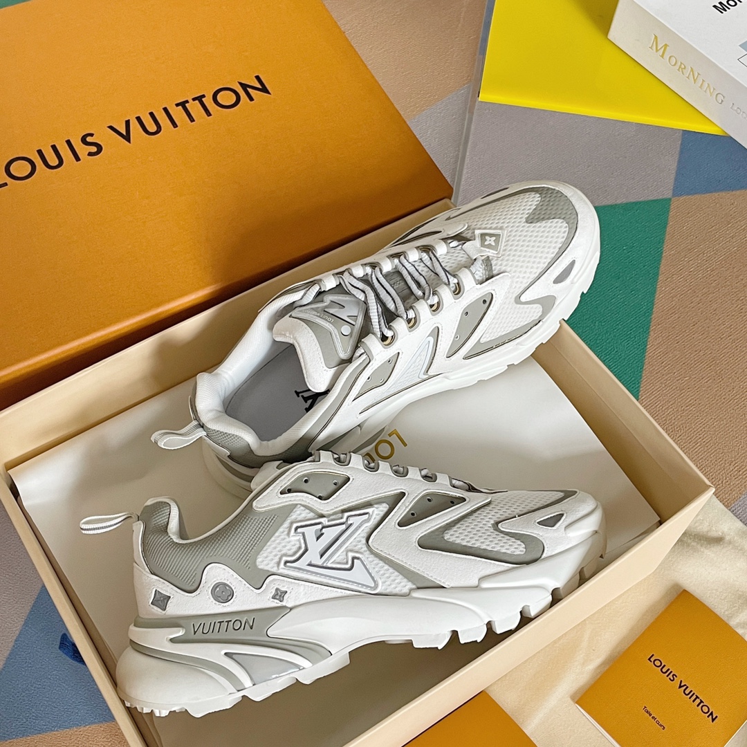 Louis Vuitton Women's LV Runner Tatic Sneaker White For Women LV 1A9TUZ - Soul Replicas