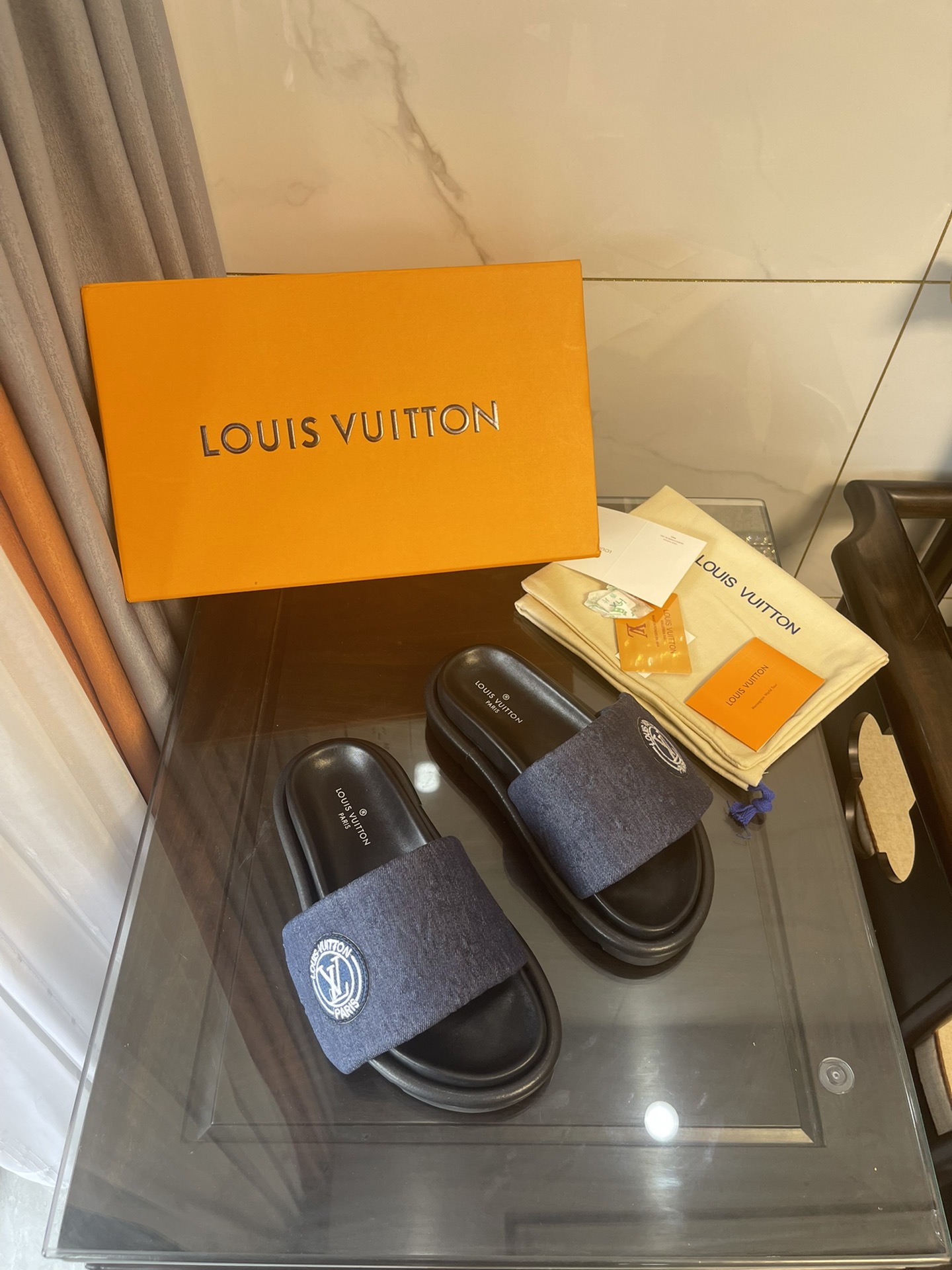 Louis Vuitton Women's Pool Pillow Comfort Mule Blue For Women LV - Soul Replicas