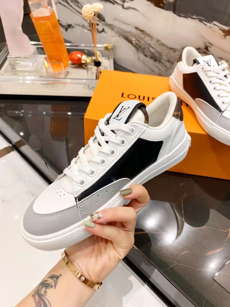 Louis Vuitton Charlie Sneaker Mix Of Recycled And Bio-Based Sustainable Materials Cacao Brown For Women LV 1A9JN8 - Soul Replicas