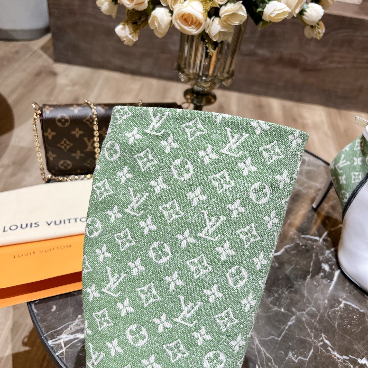 Louis Vuitton Women's Bottine Silhouette Green For Women LV - Soul Replicas