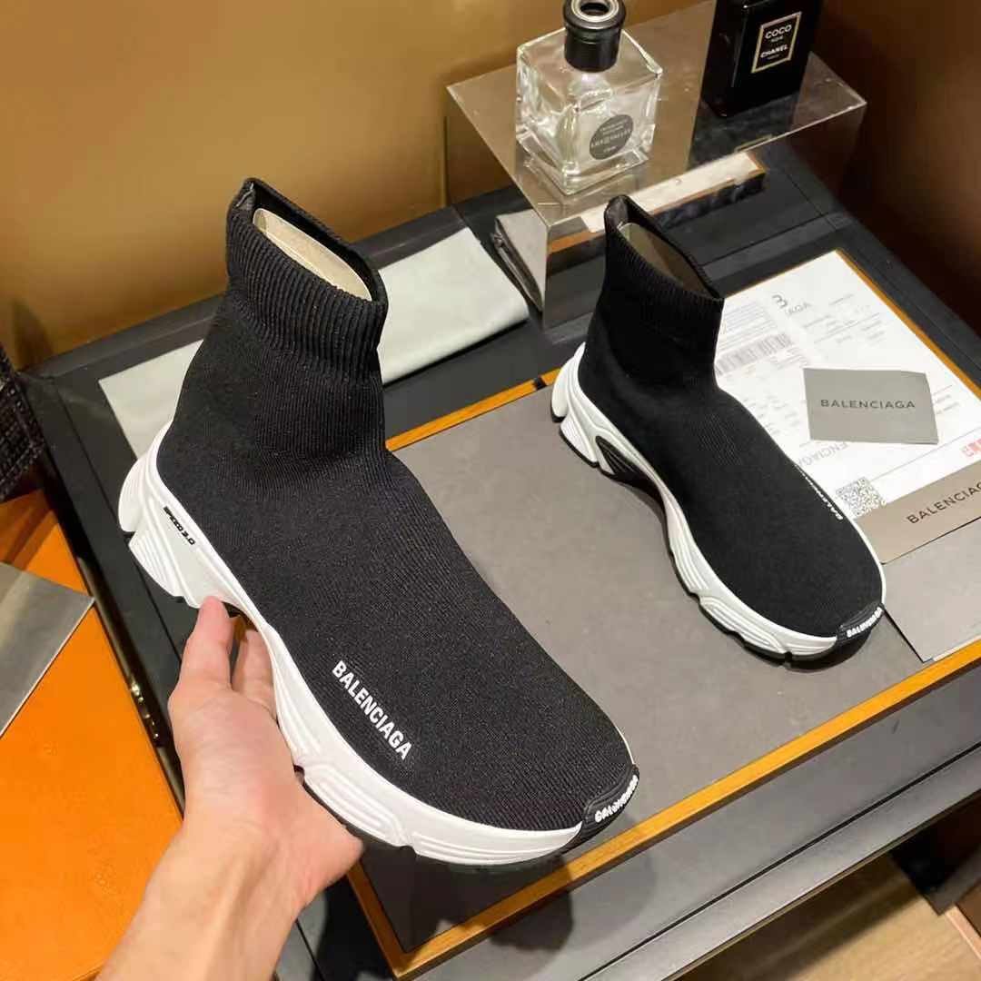 Balenciaga Speed Trainers Black For Women 645056W2DBP1013 - Soul Replicas