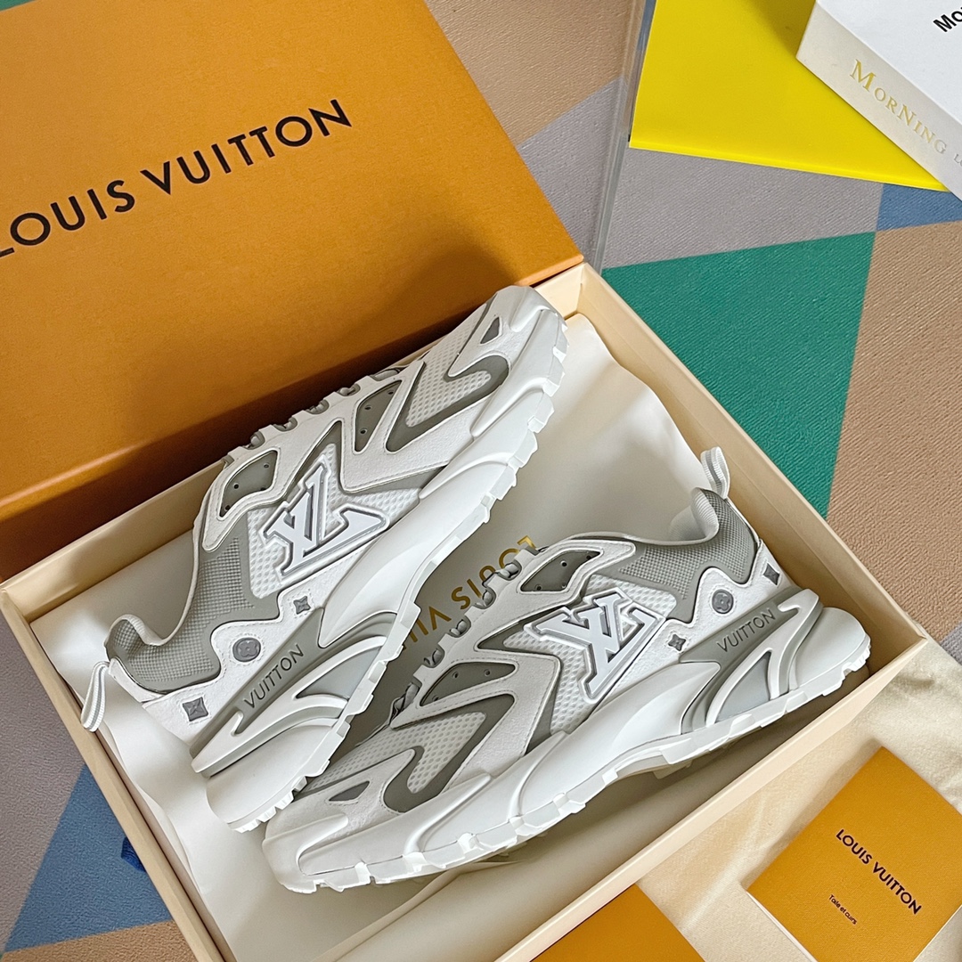 Louis Vuitton Women's LV Runner Tatic Sneaker White For Women LV 1A9TUZ - Soul Replicas