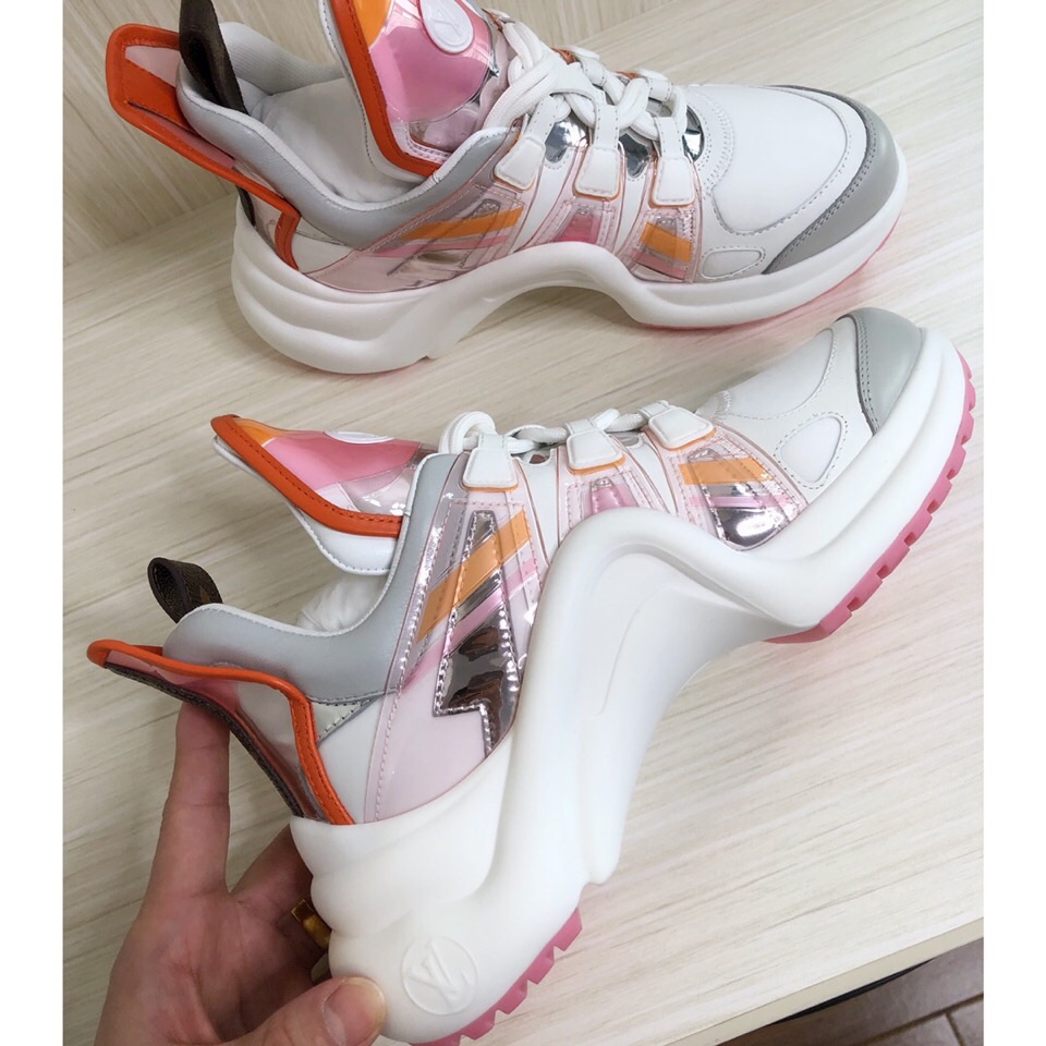 Louis Vuitton Women's LV Archlight Sneaker Light Pink For Women LV - Soul Replicas