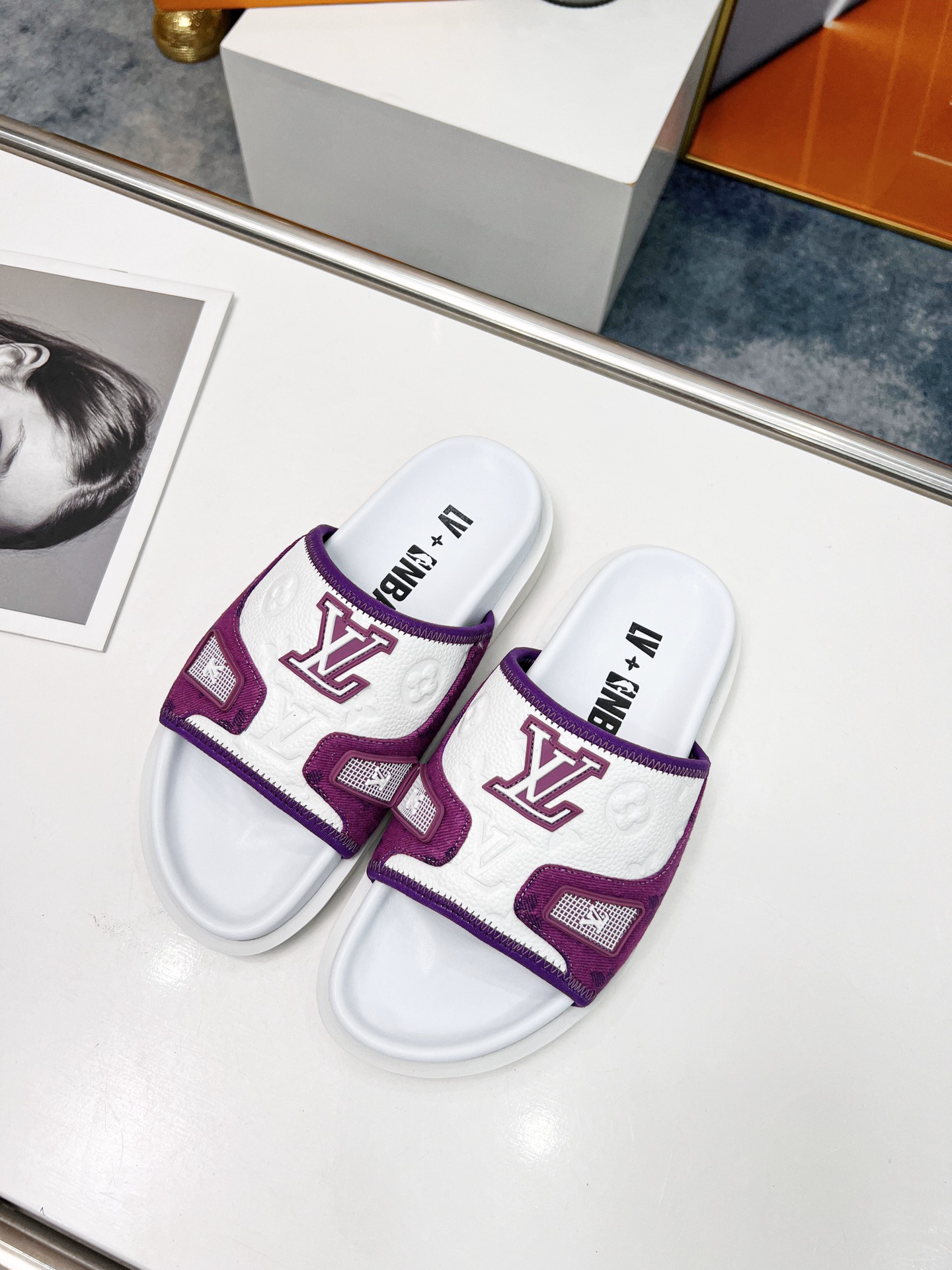 Louis Vuitton Women's Pool Pillow Comfort Mule Violet For Women LV - Soul Replicas