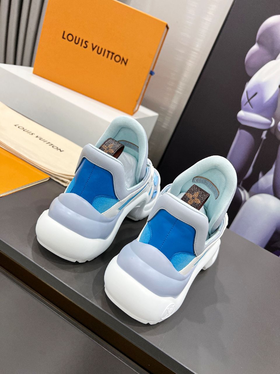 Louis Vuitton Women's LV Archlight Sneaker Blue For Women LV 1A9RVB - Soul Replicas