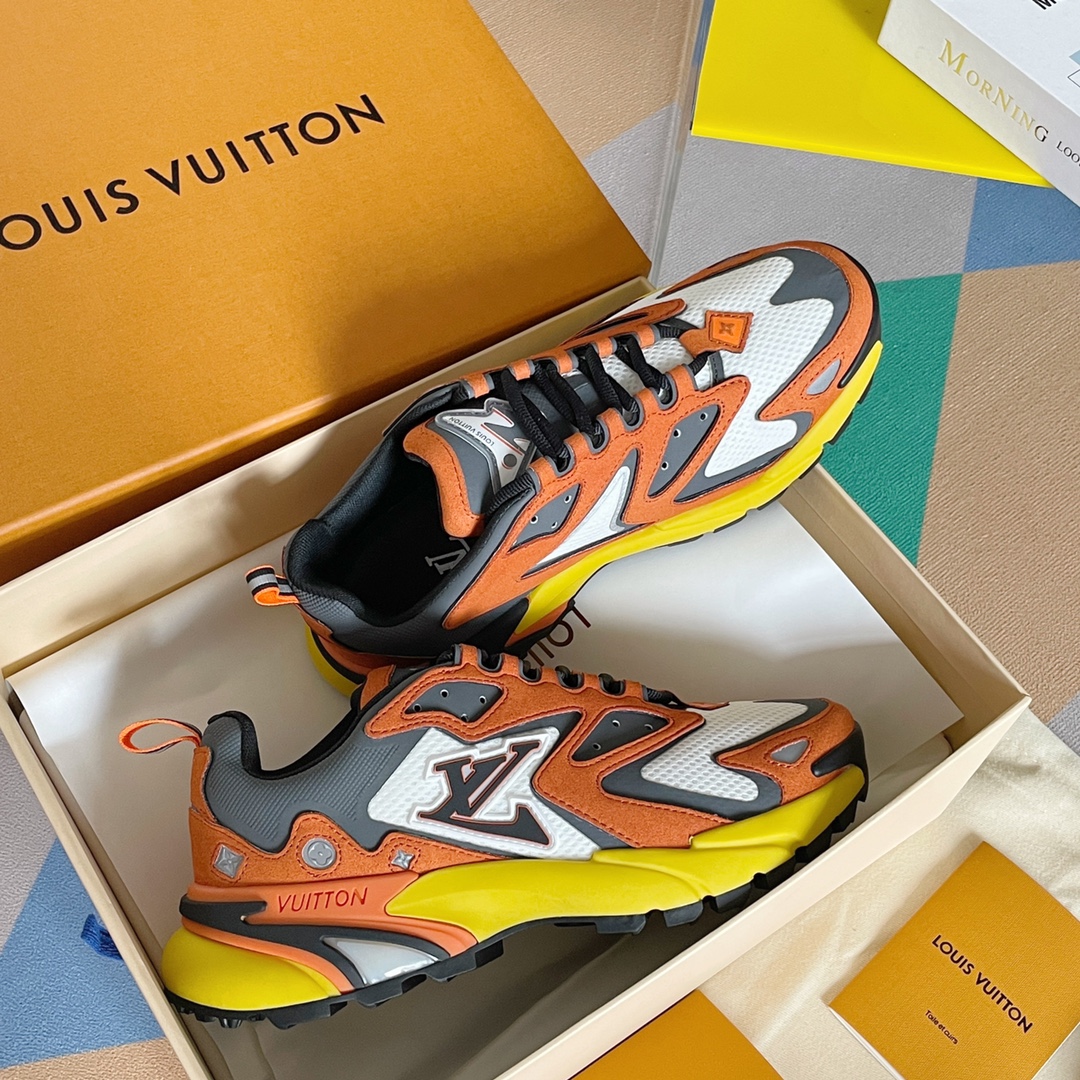 Louis Vuitton Women's LV Runner Tatic Sneaker Orange For Women LV - Soul Replicas