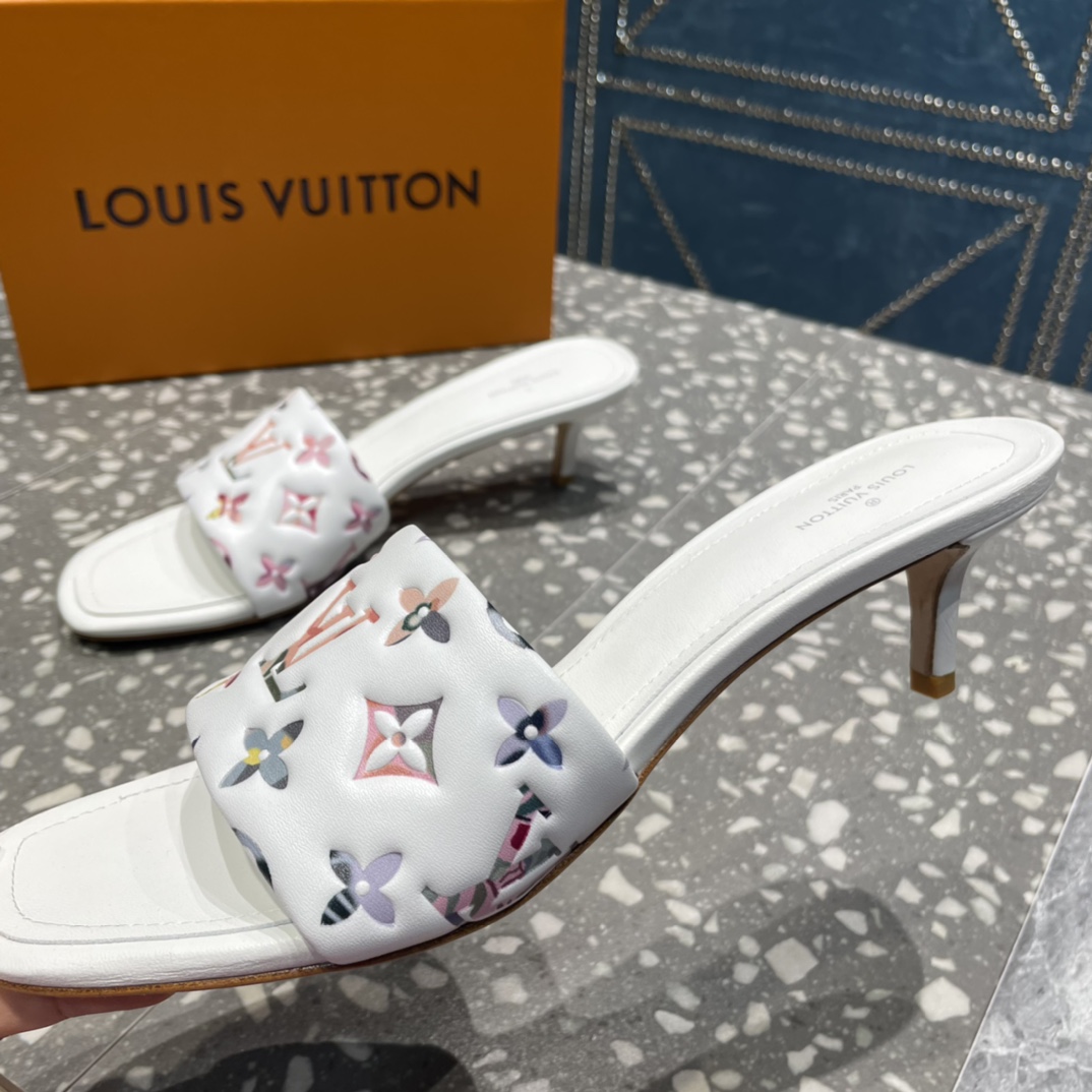 Louis Vuitton Women's Revival Mule White For Women LV 1AAP7M - Soul Replicas