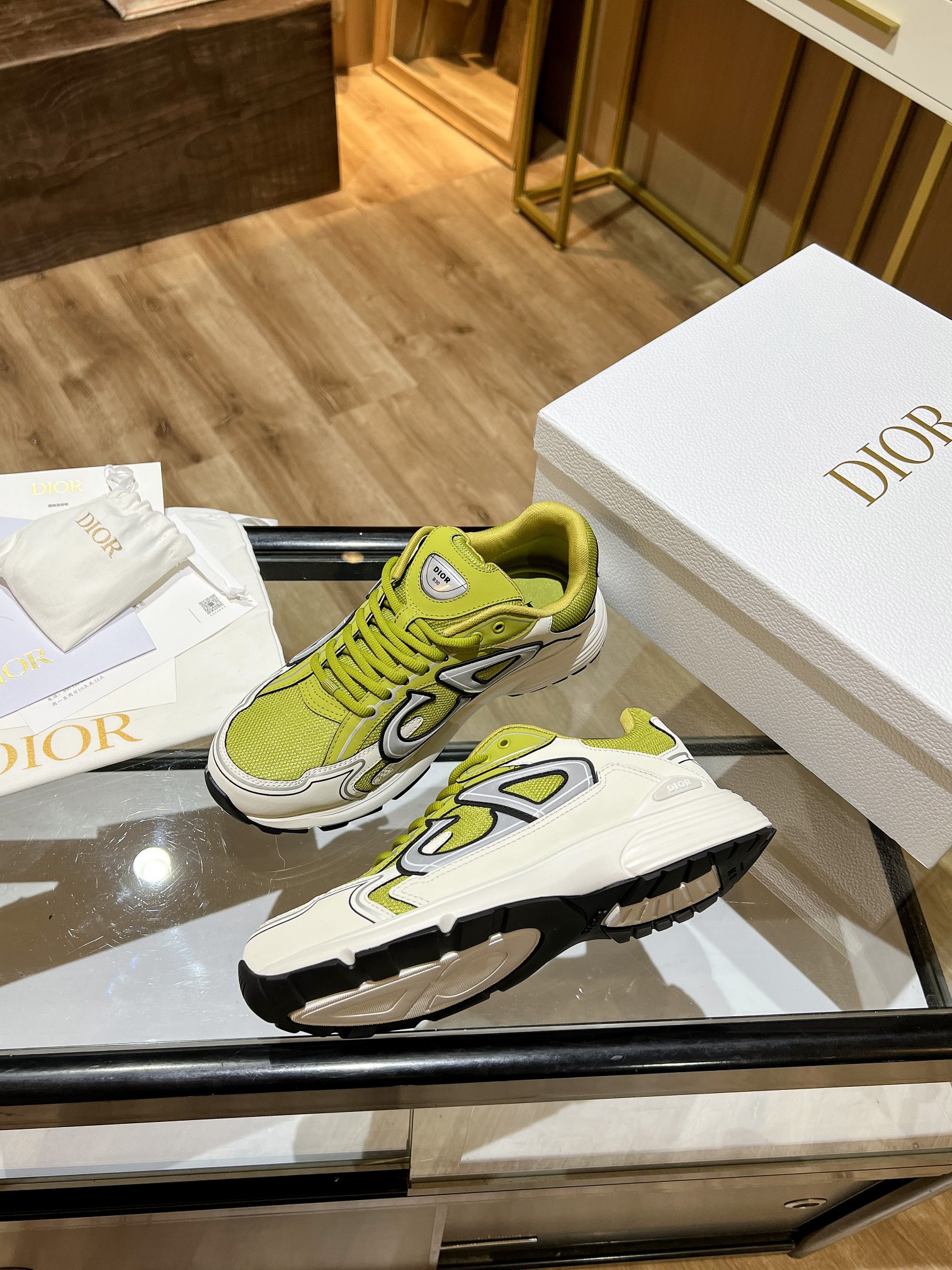 Christian Dior B23 Sneaker Green For Men CD - Soul Replicas