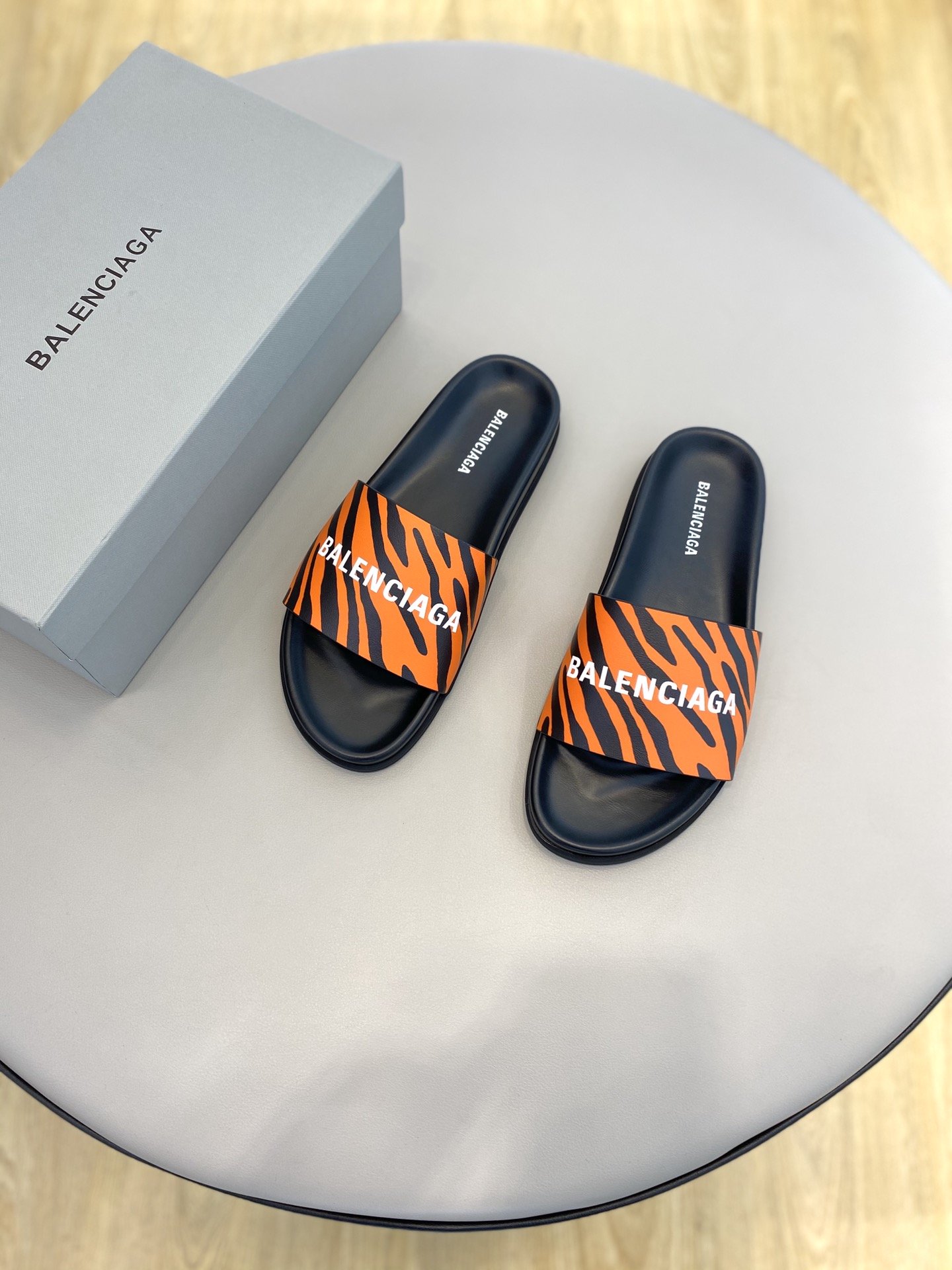 Balenciaga Slide Sandal Orange For Women - Soul Replicas