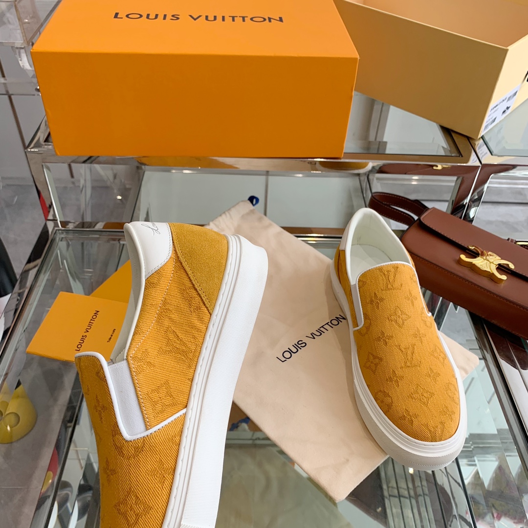 Louis Vuitton Women's Trocadero Slip On Orange For Women LV - Soul Replicas