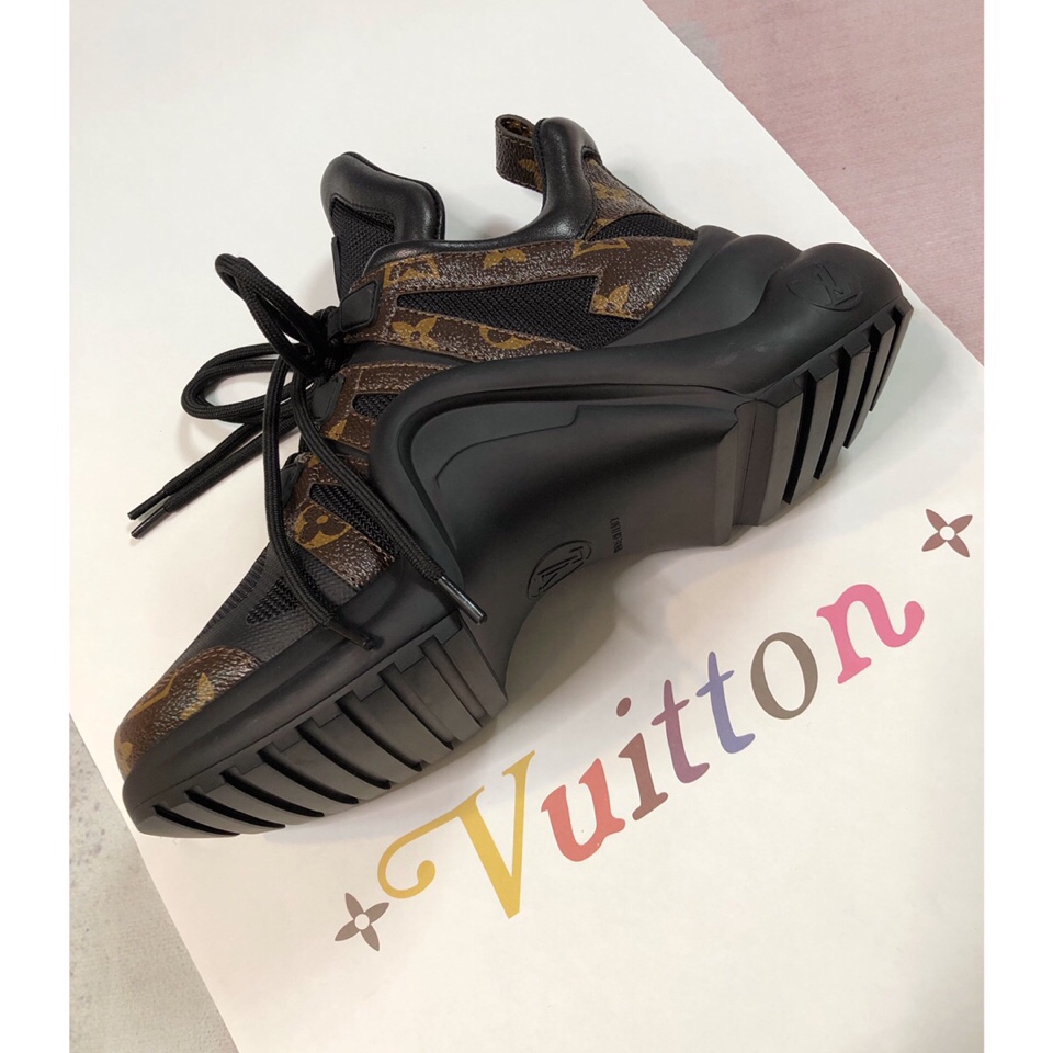Louis Vuitton Women's LV Archlight Sneaker Black For Women LV 1A43LO - Soul Replicas