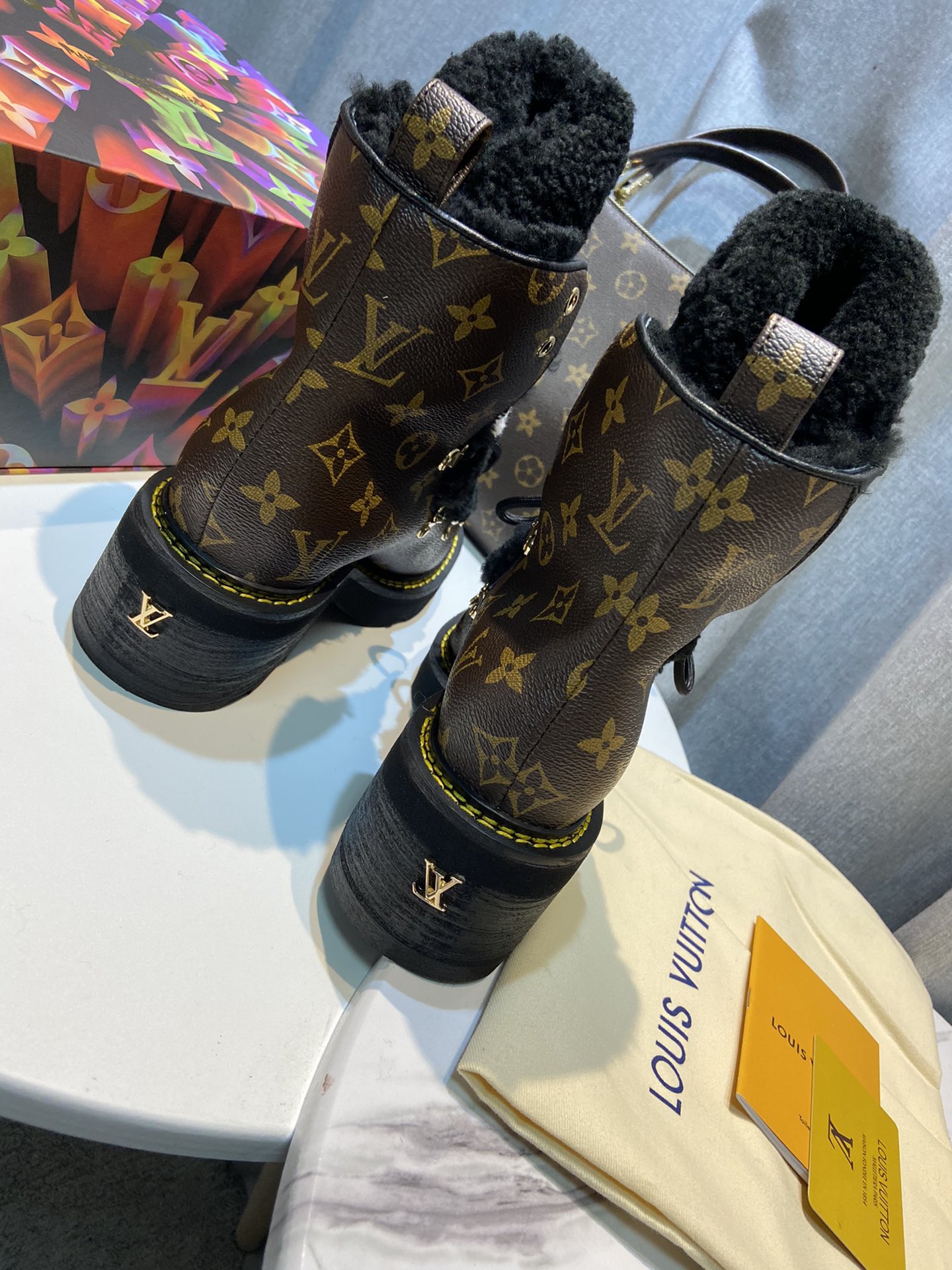 Louis Vuitton Women's Beaubourg Ankle Boot Black For Women LV - Soul Replicas