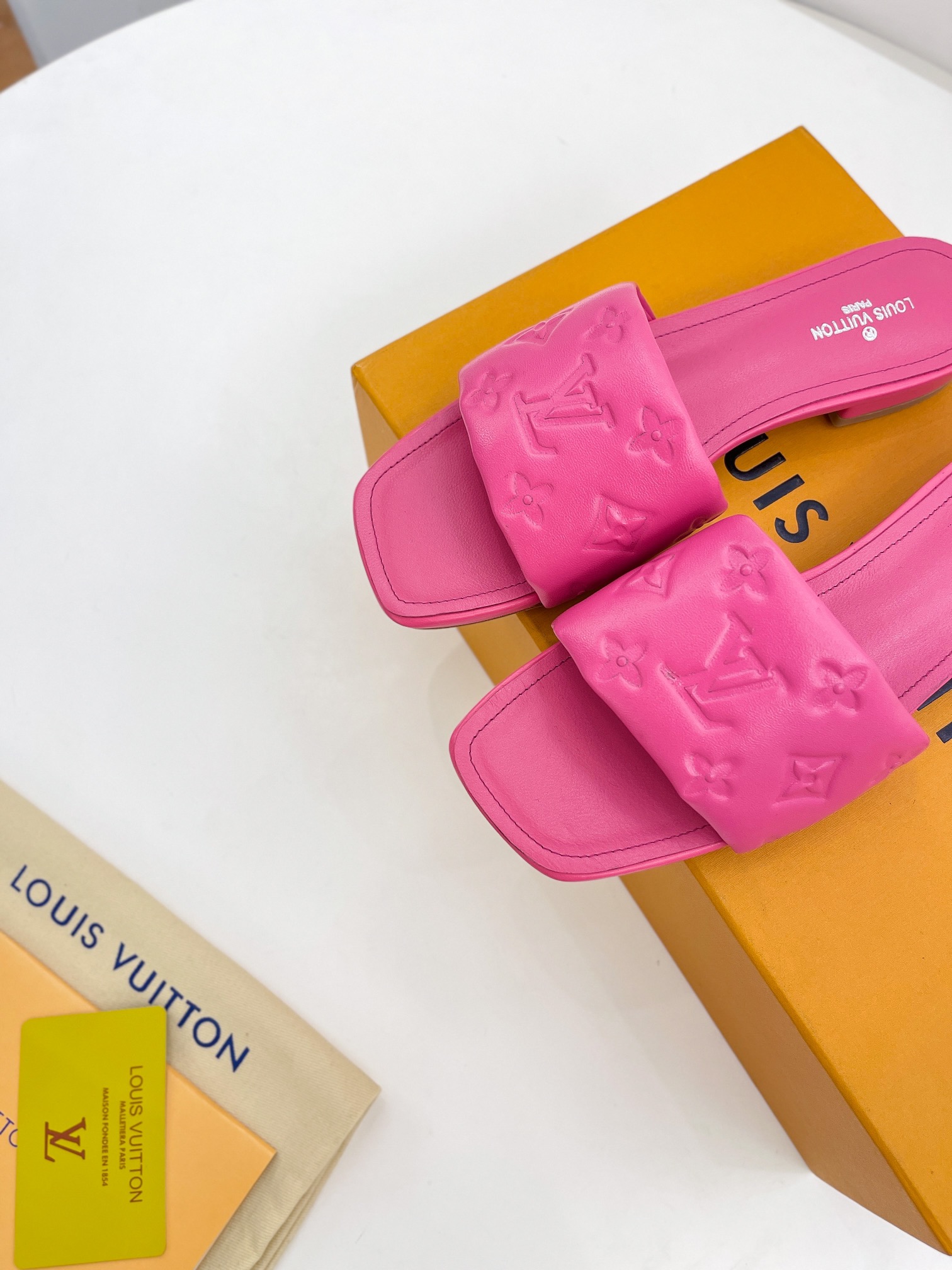 Louis Vuitton Women's Revival Flat Mule Pink For Women LV 1A9PAX - Soul Replicas