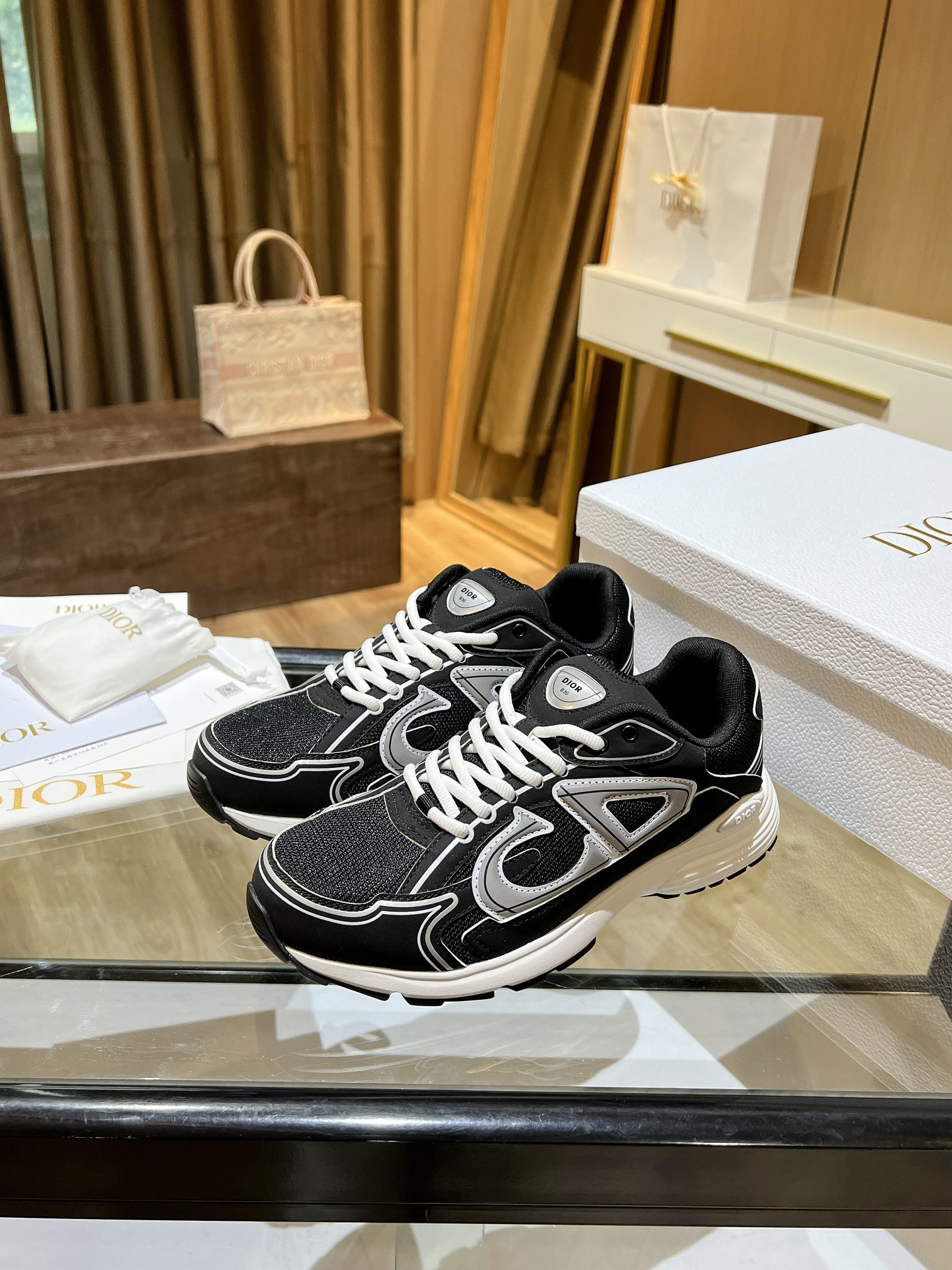Christian Dior B23 Sneaker Black For Men CD - Soul Replicas