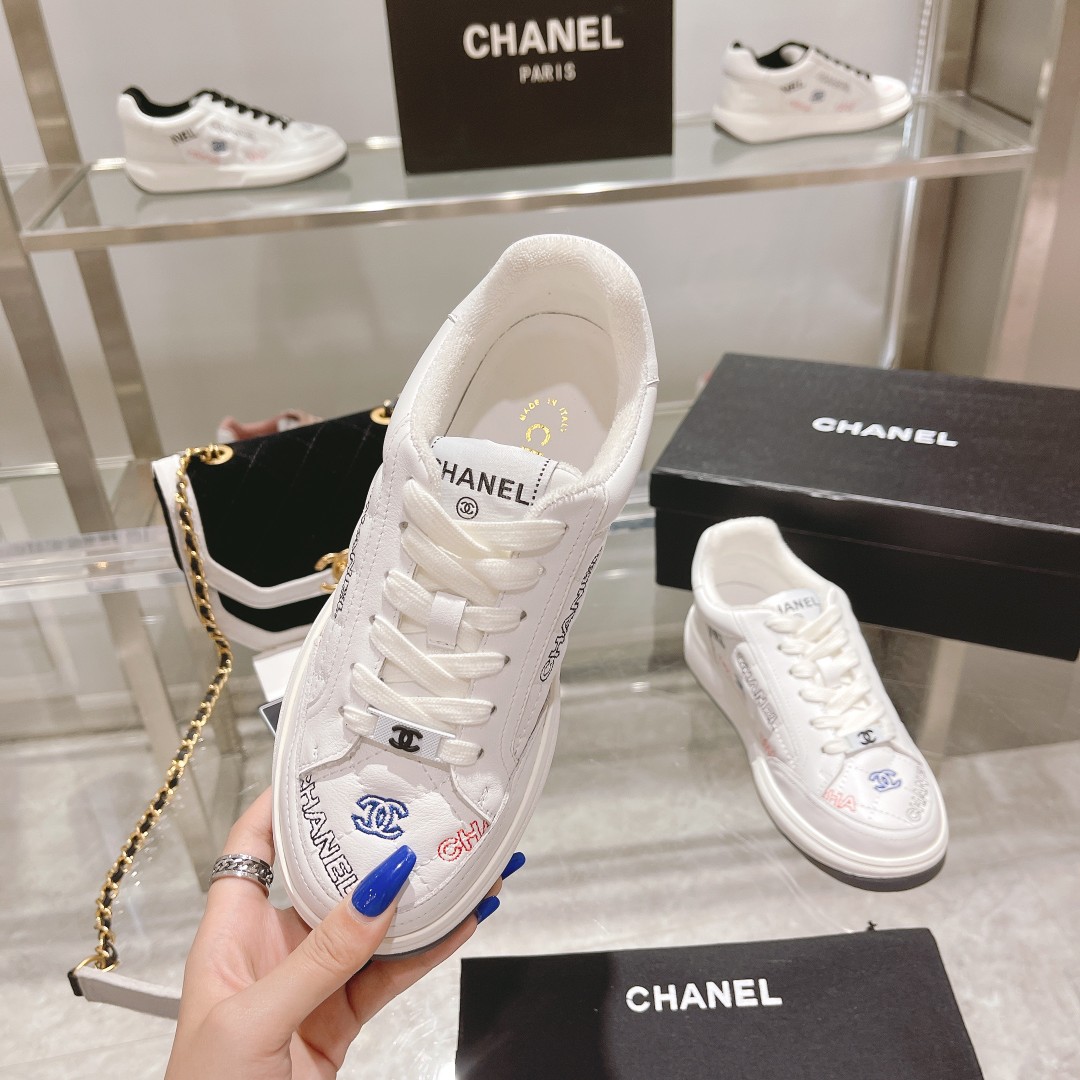 CHANEL WOMEn's Sneakers White For Women - Soul Replicas