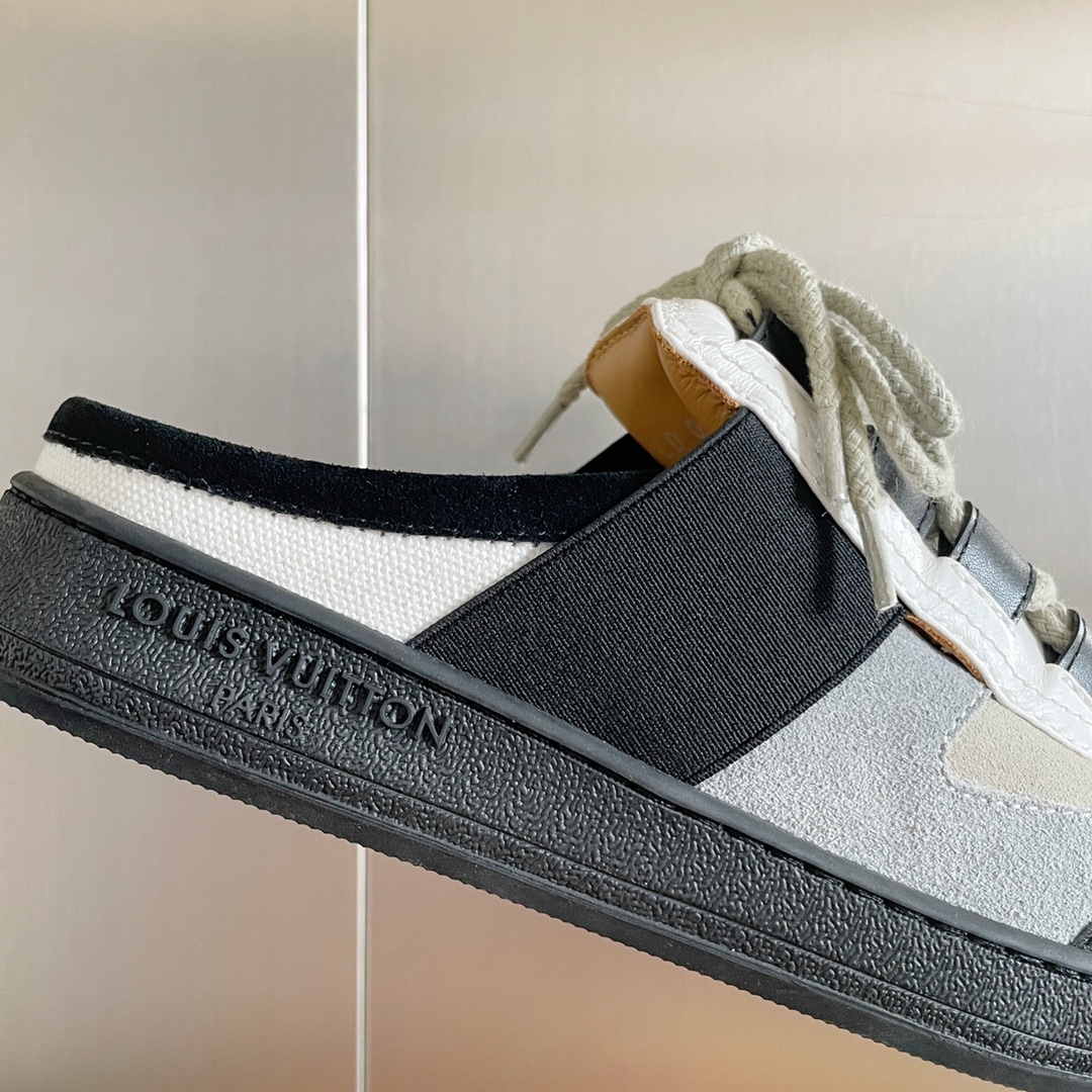 Louis Vuitton Women's Lous Sneakers Black For Women LV - Soul Replicas