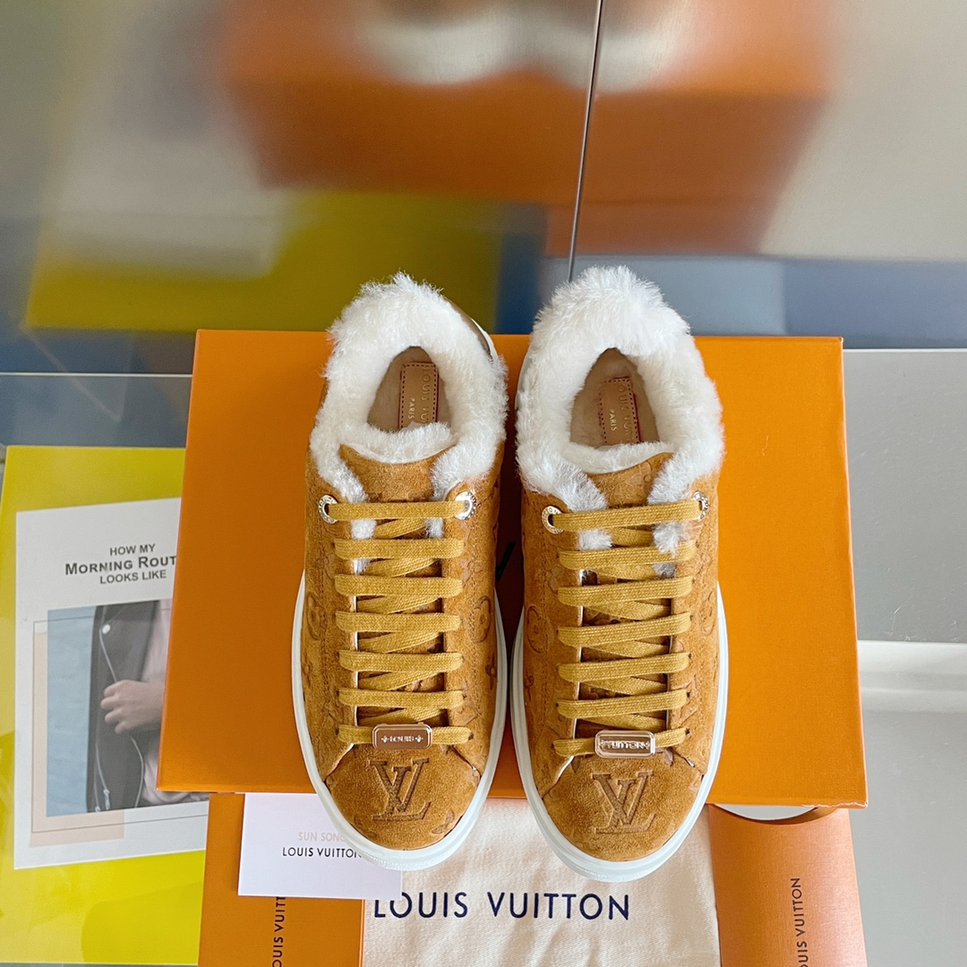 Louis Vuitton Women's Time Out Sneaker Brown For Women LV - Soul Replicas