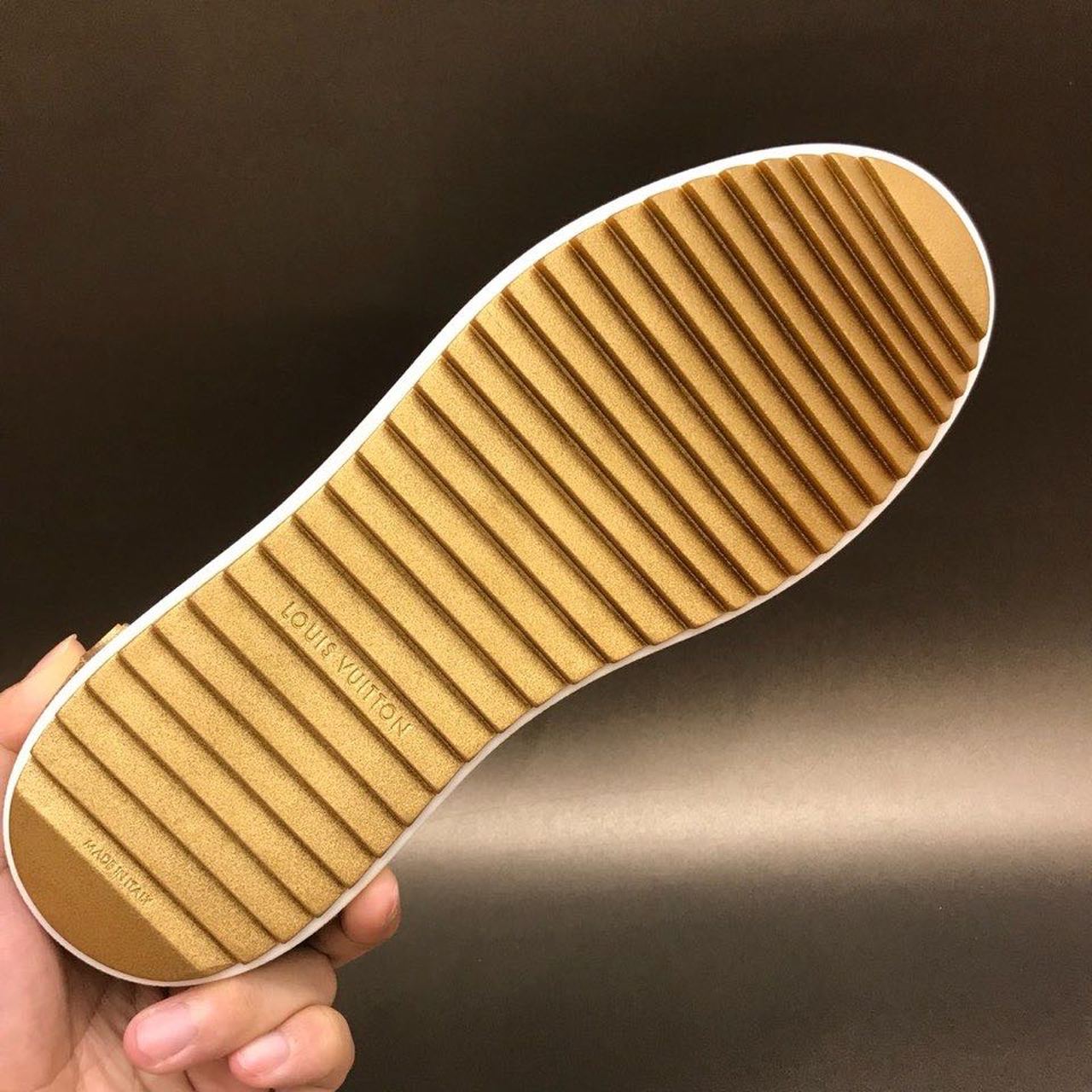 Louis Vuitton Time Out Sneakers White/Gold For Women LV - Soul Replicas